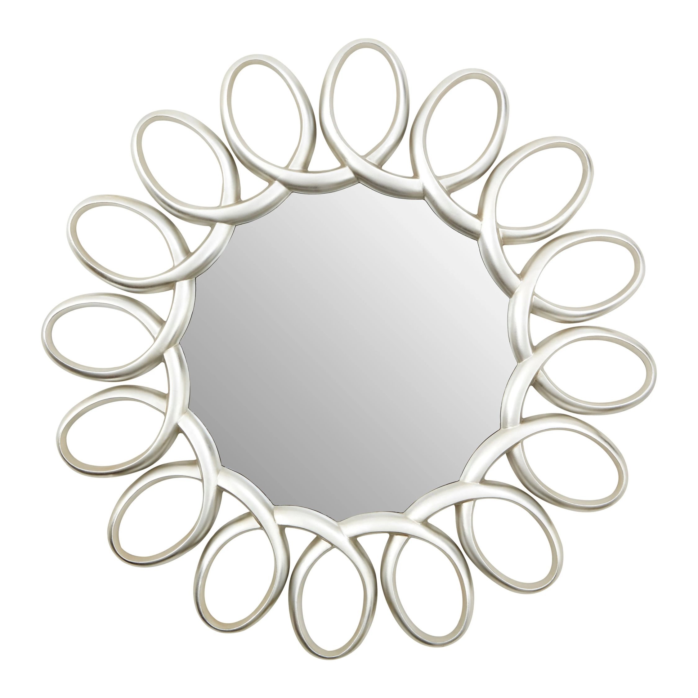 Orsina Sabatino Wall Mirror – Silver