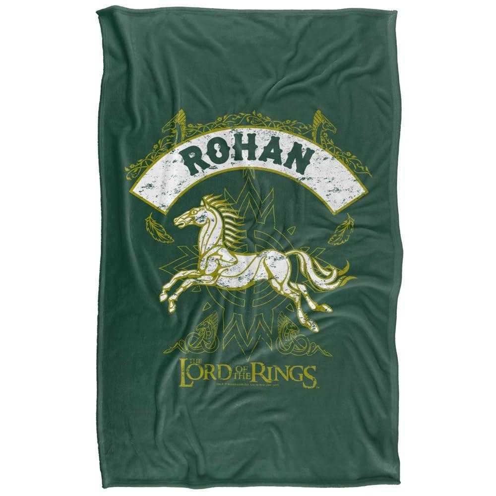 Lord Of The Rings Rohan Soft Touch Blanket - 147cm x 91cm