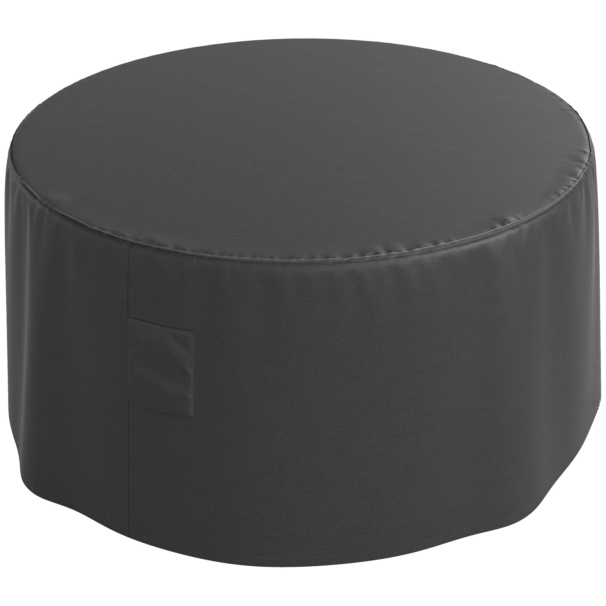 Outsunny Waterproof Round Patio Furniture Cover – Black