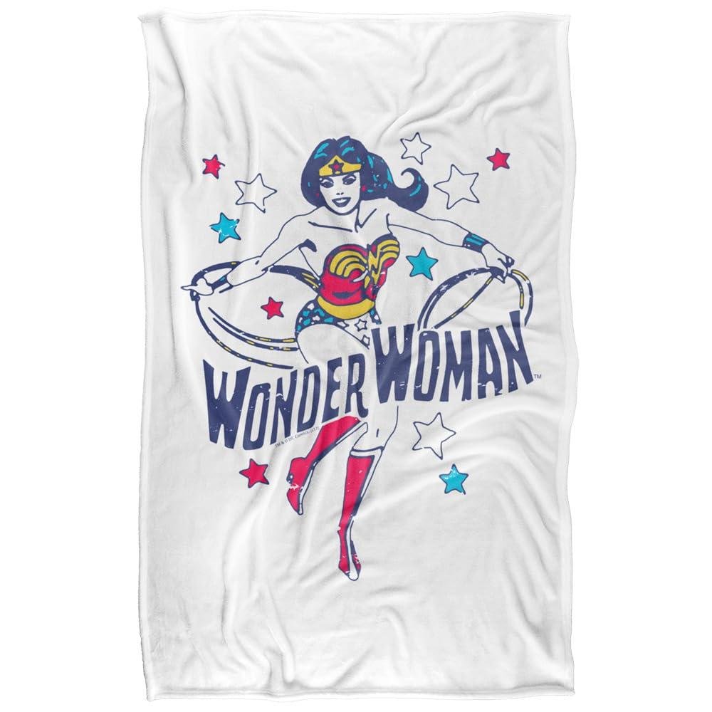 Wonder Woman Character Art Soft Touch Blanket - 152cm x 127cm