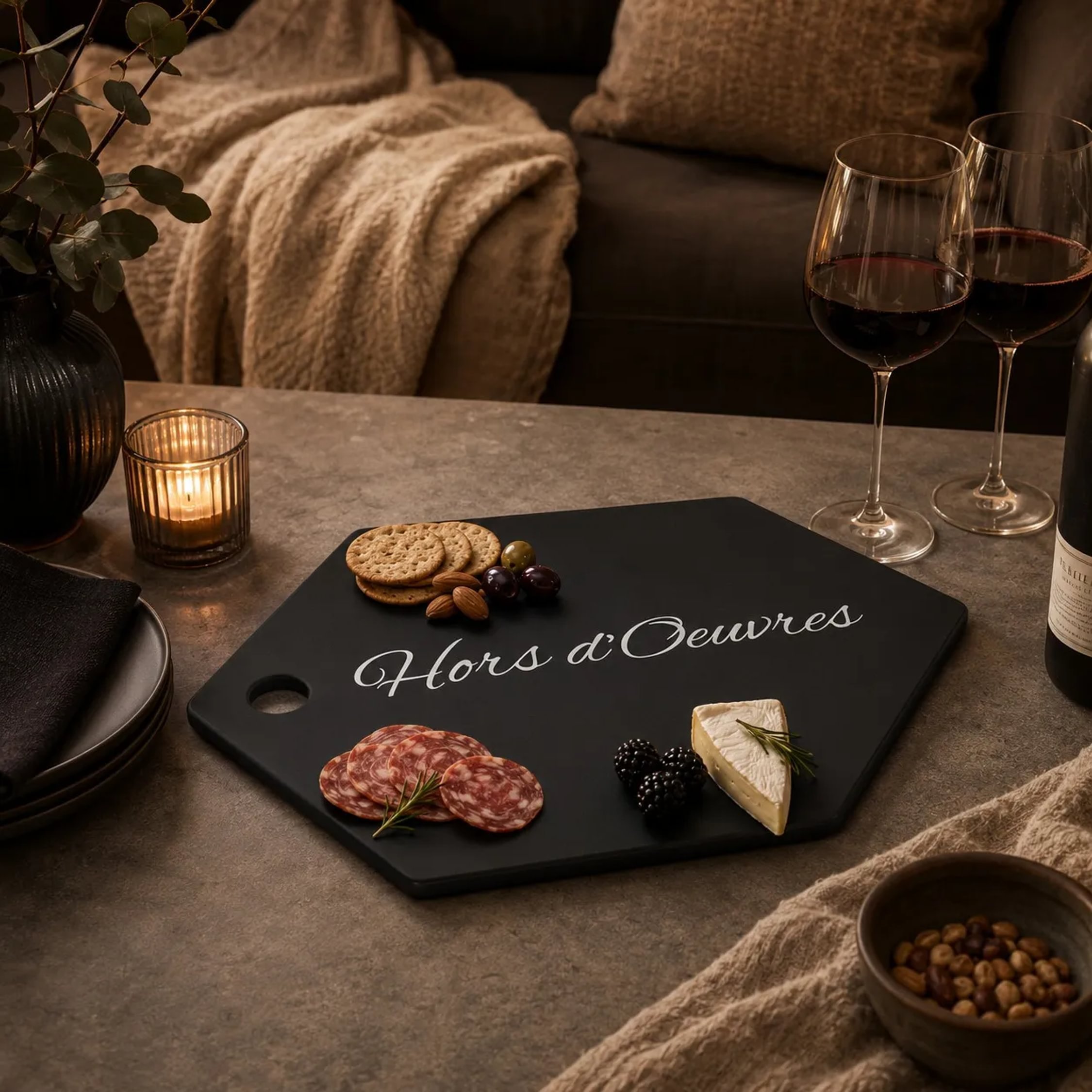 Orsina Mange Hors Doeuvres Board - Black