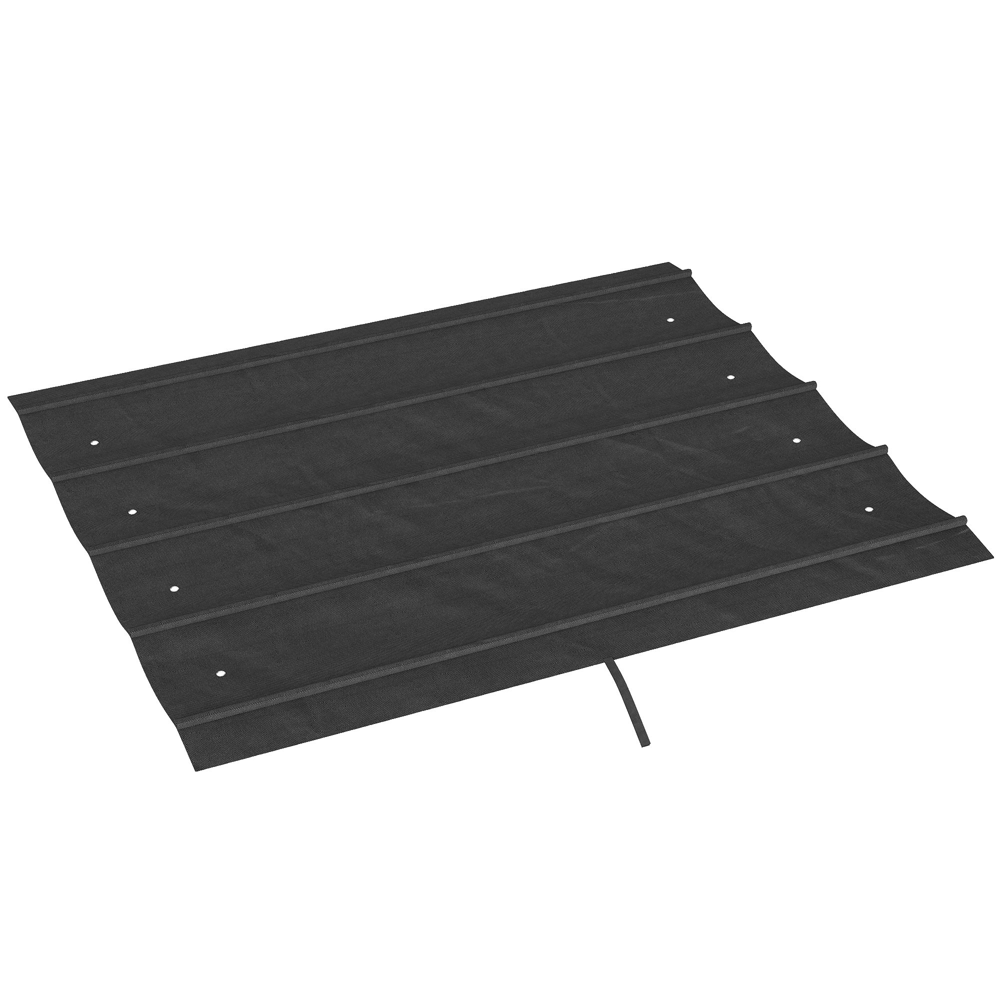 Outsunny 2.86 x 2.45m Polyester Sliding Pergola Canopy – Dark Grey