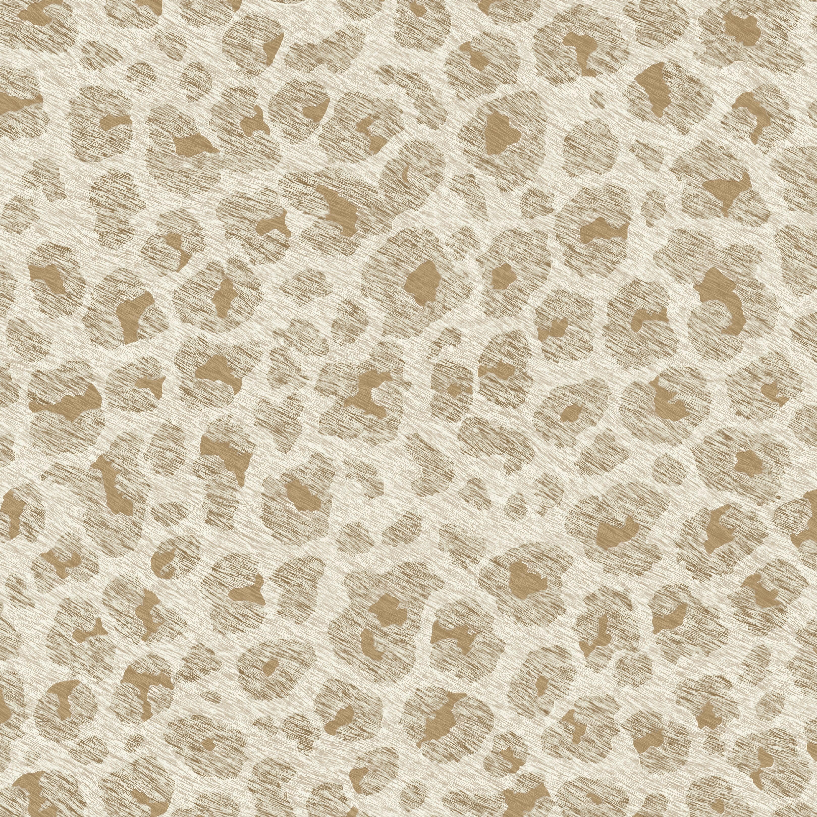 Grandeco Paul Moneypenny Leopard Print Textured Wallpaper - Cream Gold