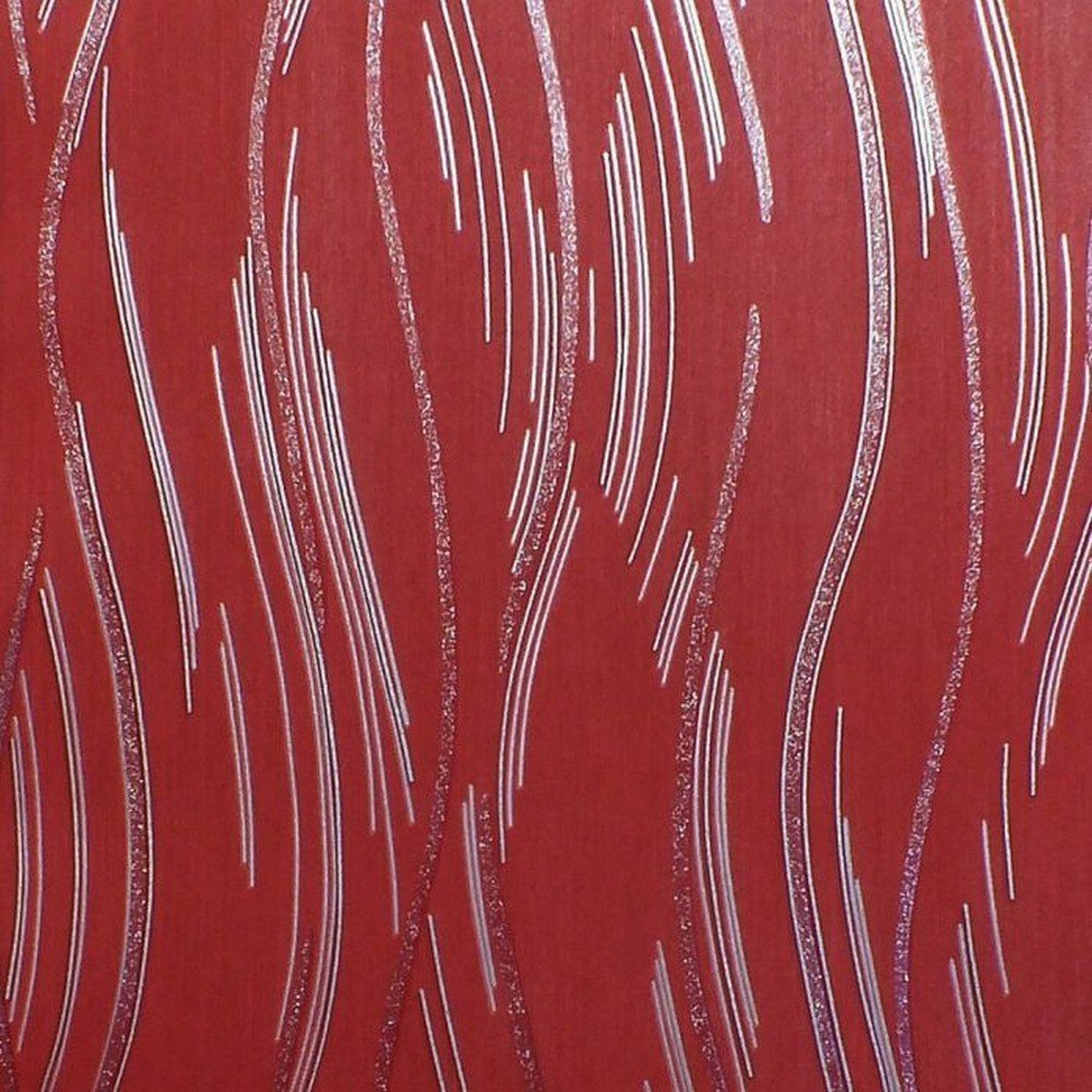 Direct Wallpapers Love Your Walls Shimmer Wallpaper - Red