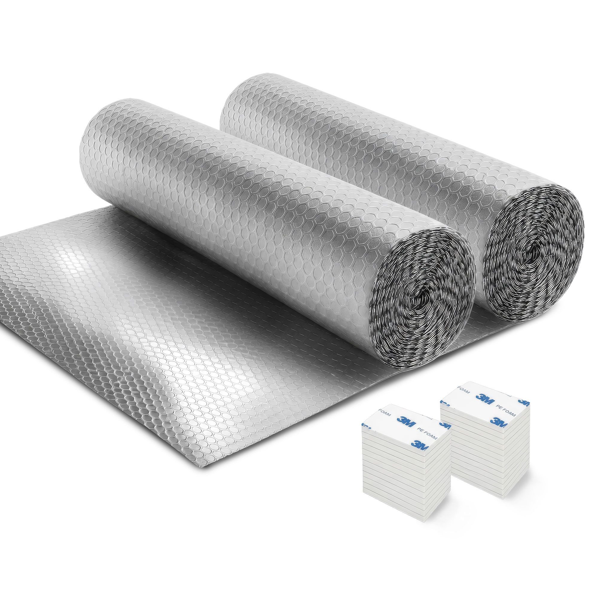 Haltons Pack of 2 Laminated Aluminium Radiator Reflector Foil - 5m x 60cm Each