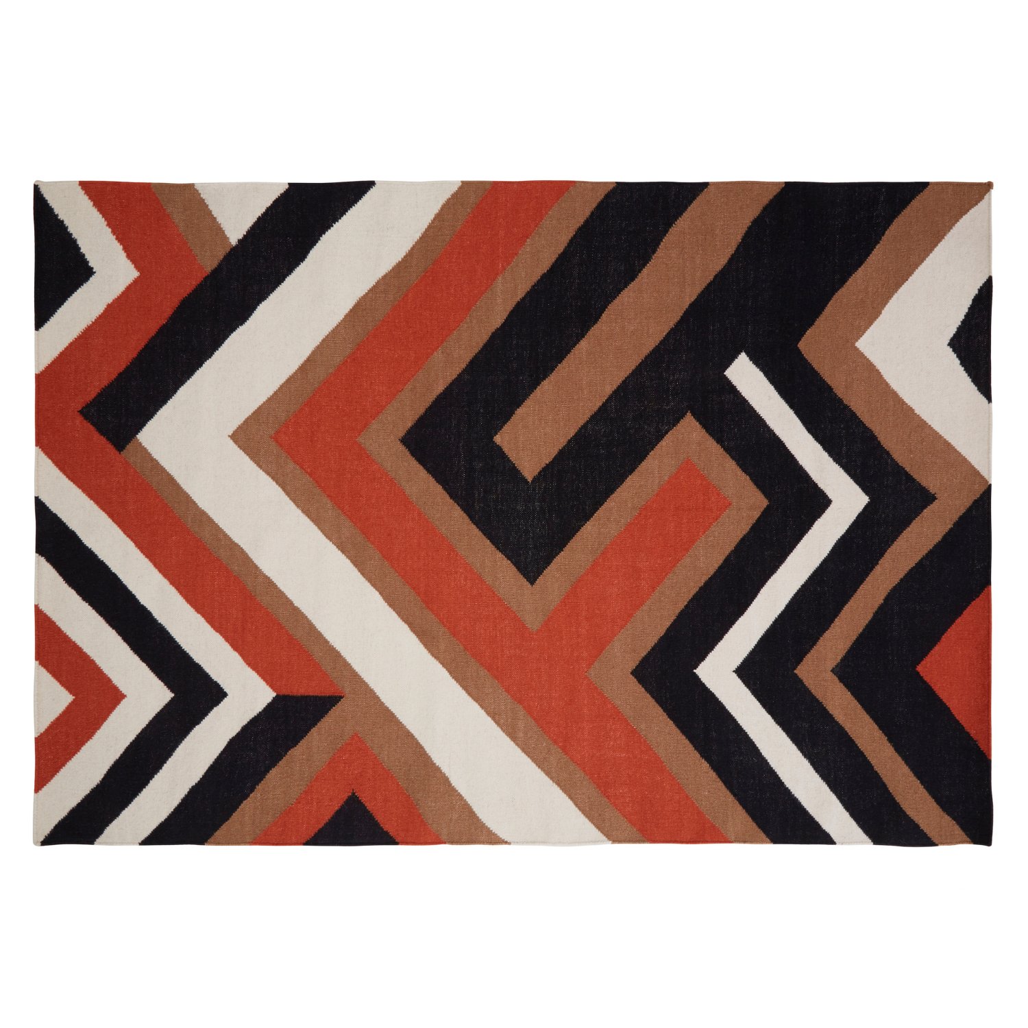 Orsina Multicoloured Bosie Villon Geometric Pattern Rug - 160 x 230cm