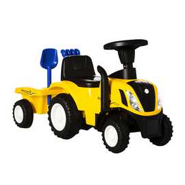 HOMCOM New Holland 1 to 3 Years Foot to Floor Ride On Tractor – Yellow