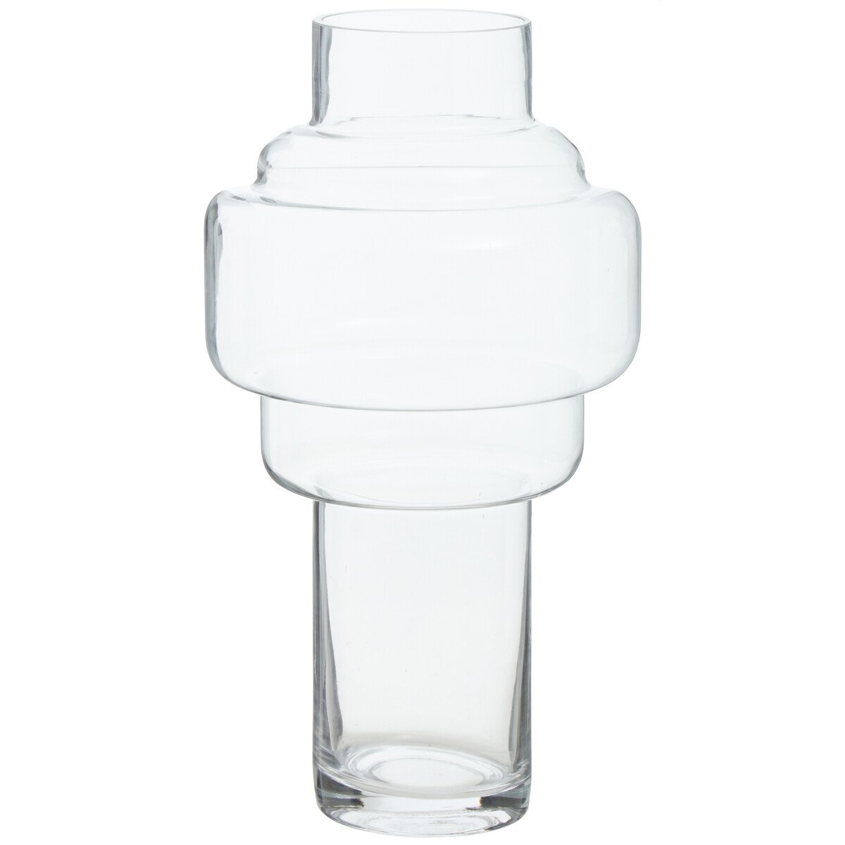 Orsina Cayden Stacked Design Large Glass Vase