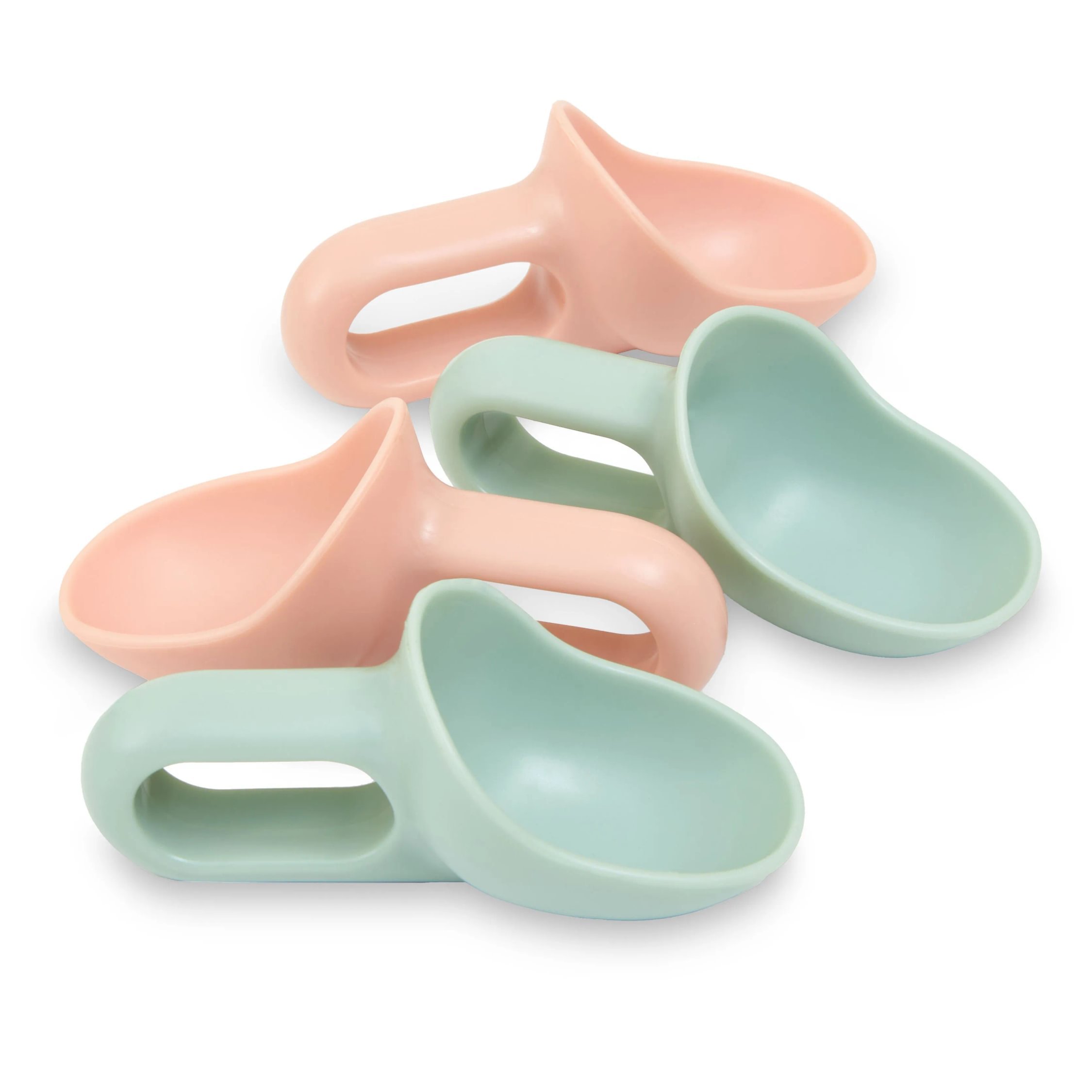 Orsina Hallie Set of 4 Mini Scoops – Pink and Green