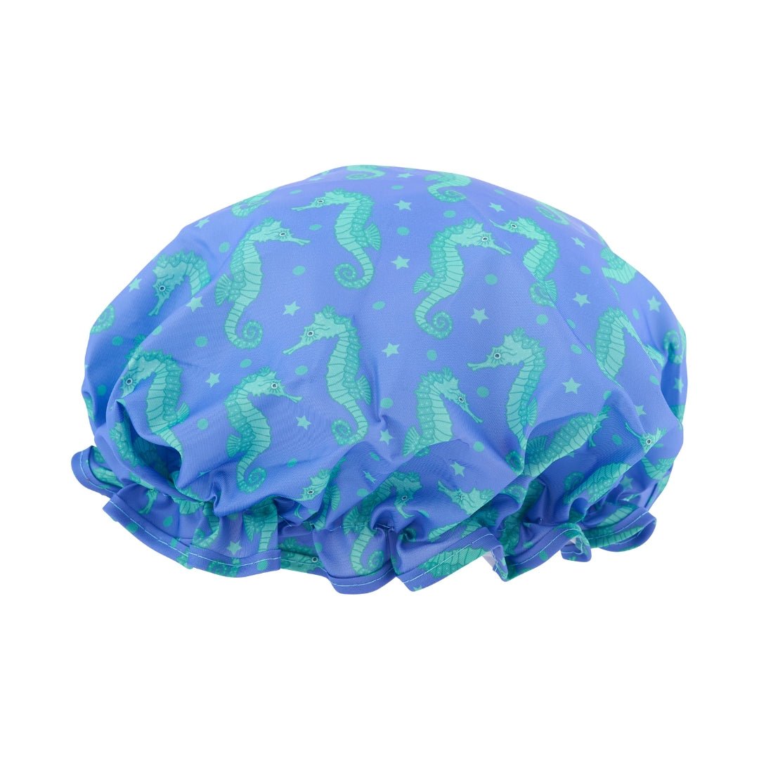 SMUG Shower Cap - Seahorse Print