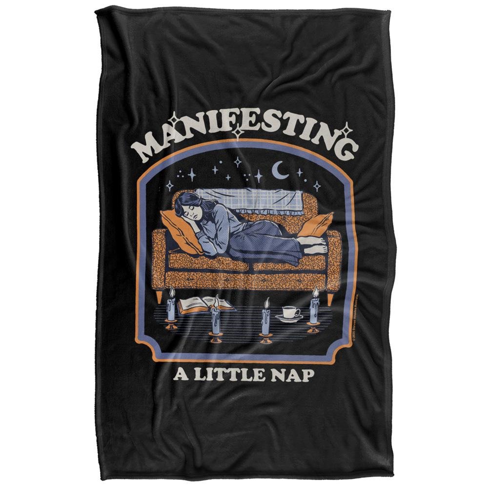 Steven Rhodes Manifesting A Little Nap Soft Touch Blanket - 147cm x 91cm