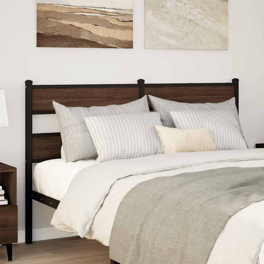 Walplus Steel Replacement Headboard - Chestnut - 142 x 91.5 cm