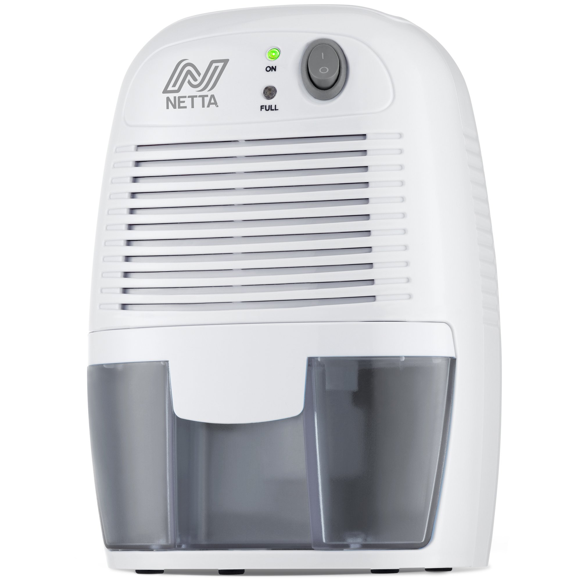 NETTA 500ml Mini Dehumidifier for Damp and Moisture Control - Grey