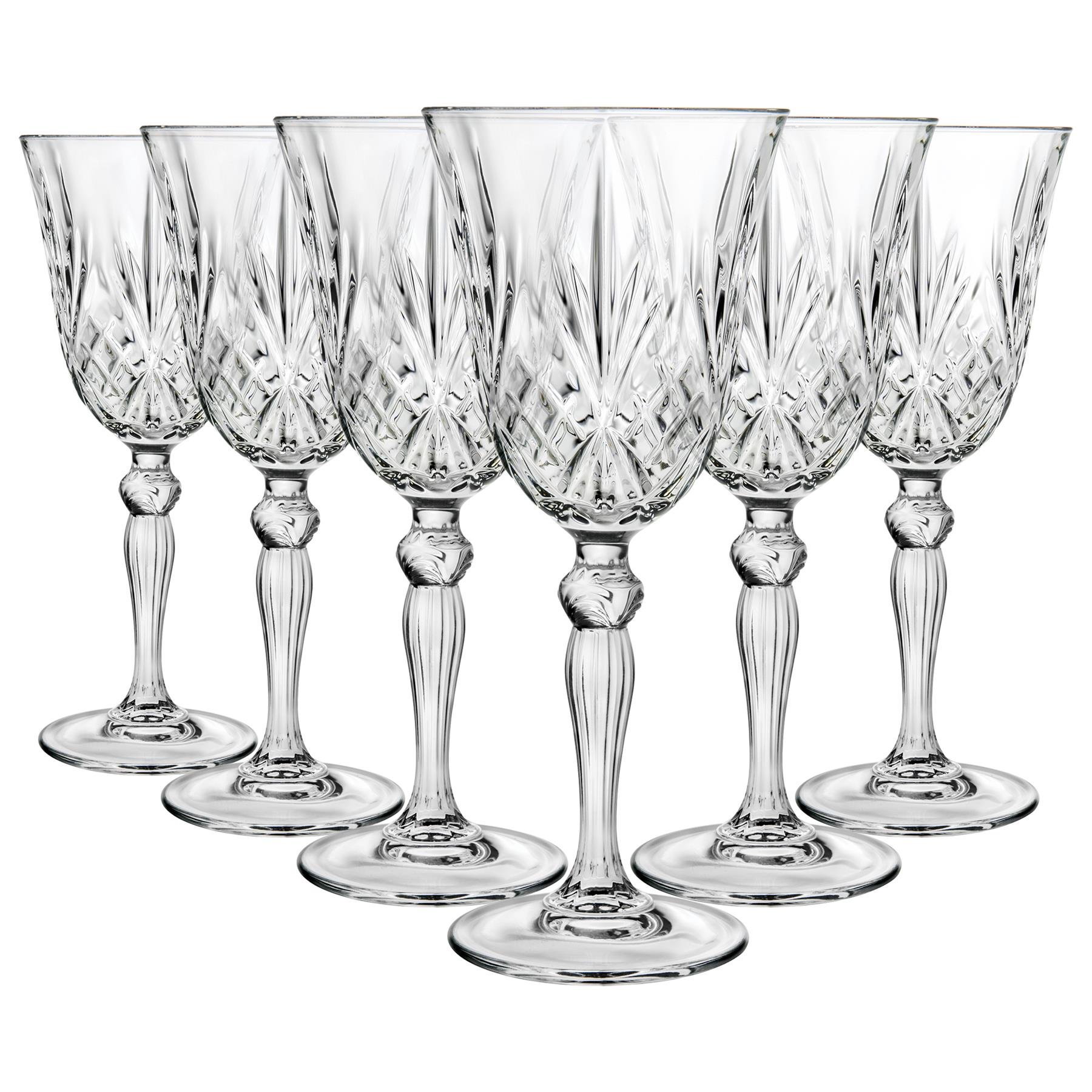 RCR Crystal Melodia Red Wine Glasses 270ml - Pack of 6