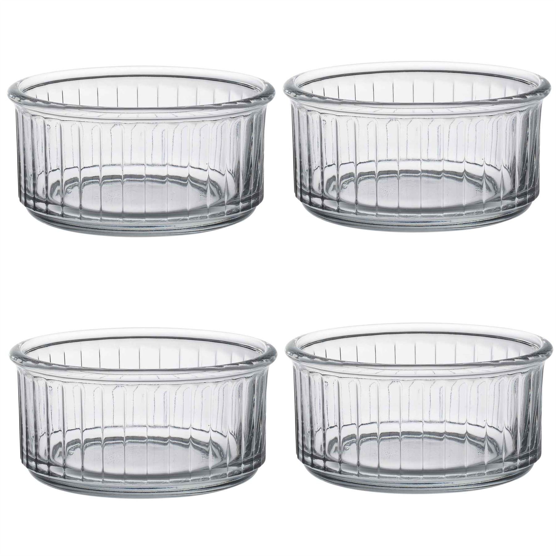 Duralex 10cm Oven Chef Glass Ramekins - Pack of 4