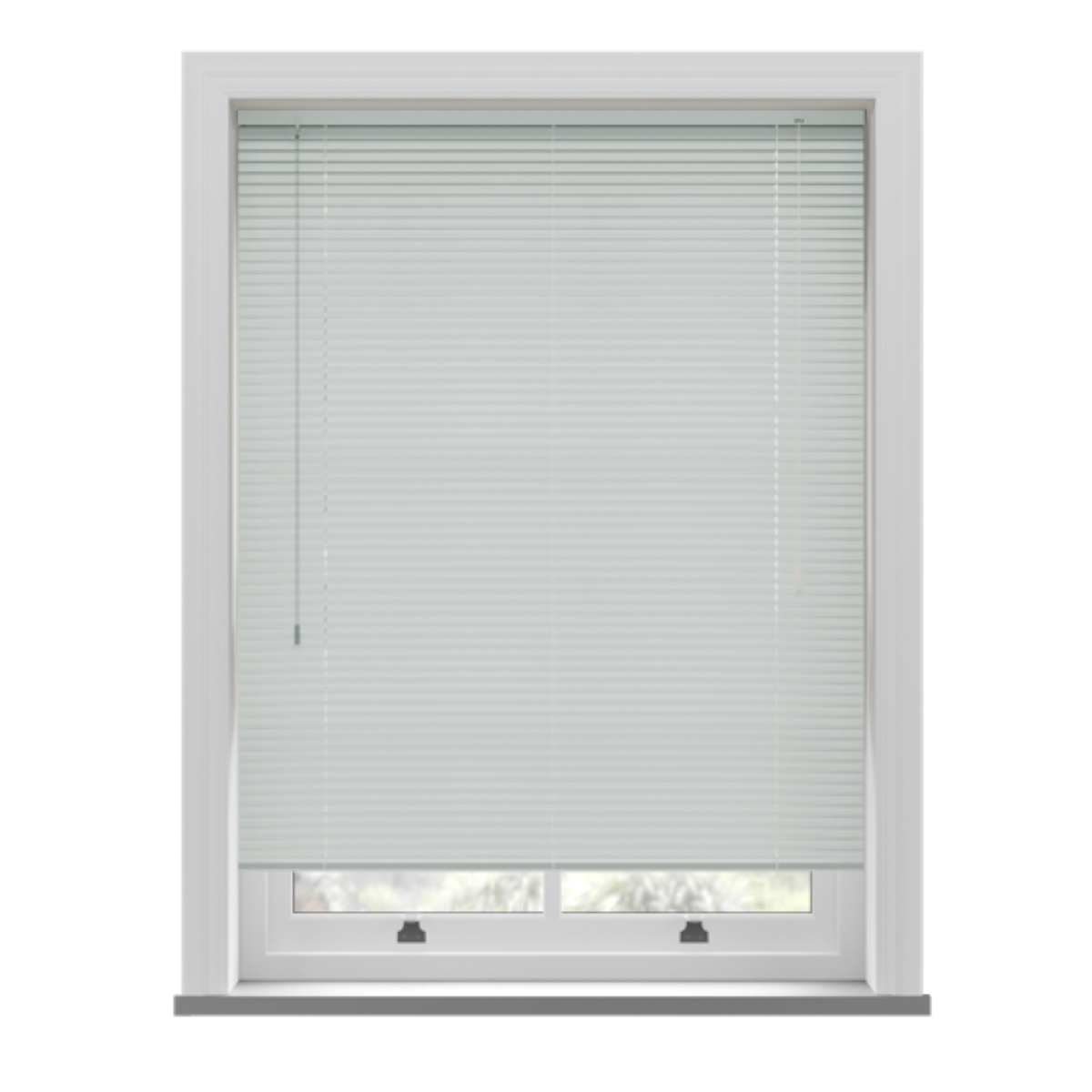 New Edge Blinds White PVC Venetian Blind 25mm Slats - 150cm x 213cm