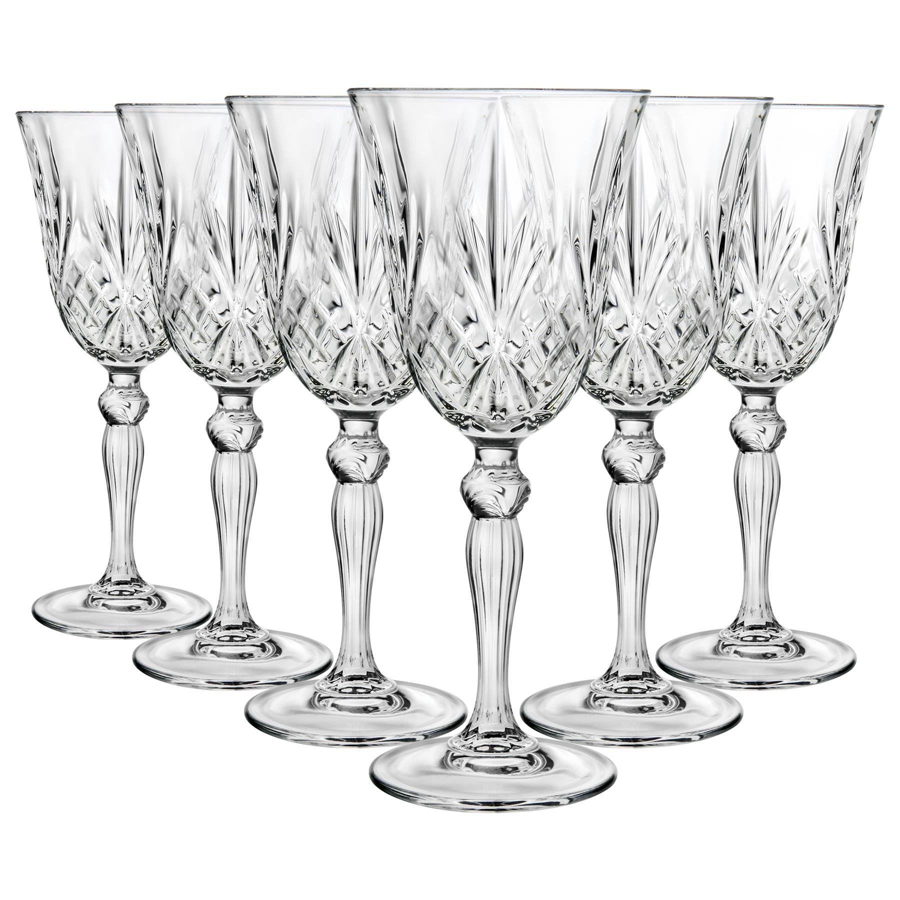 RCR Crystal Melodia White Wine Glasses 210ml - Pack of 6