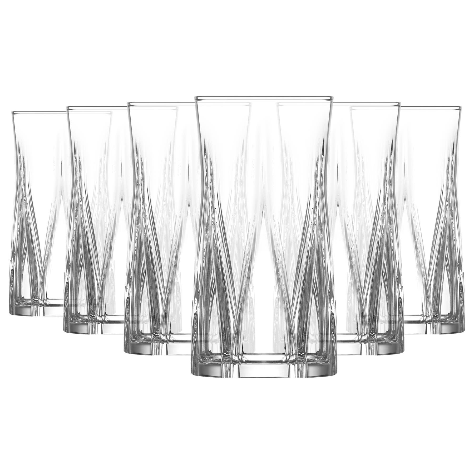 LAV Zoey Highball Glasses - 480ml - Pack of 6