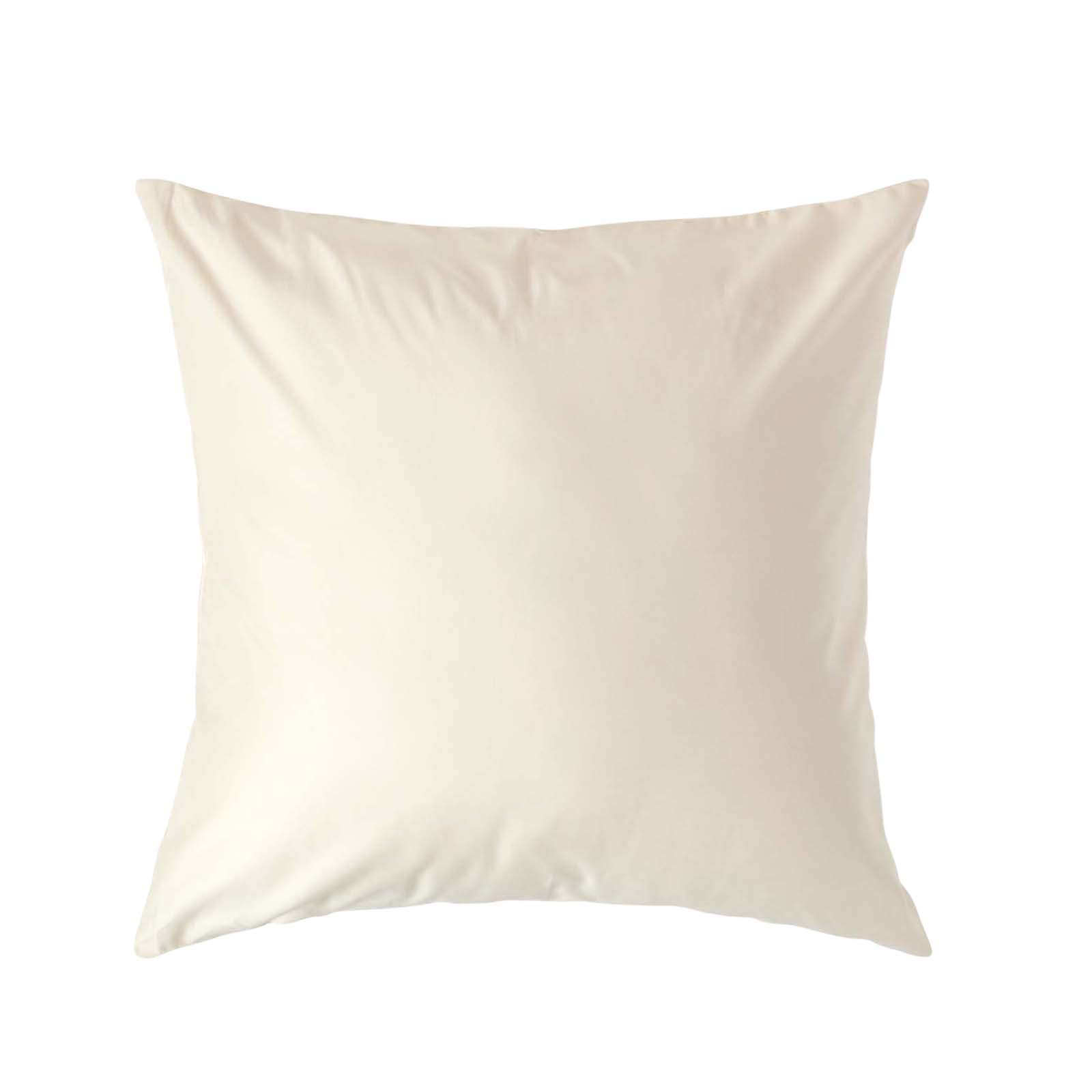Homescapes Egyptian Cotton Sateen Pillowcase - 60 x 60 cm - Cream