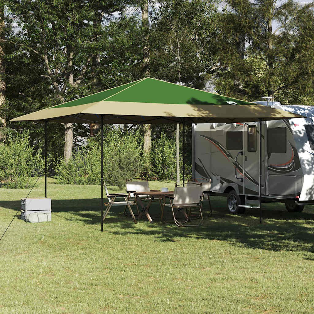 Walplus 395 x 395 x 251 cm Manual Fabric Canopy Tent - Green