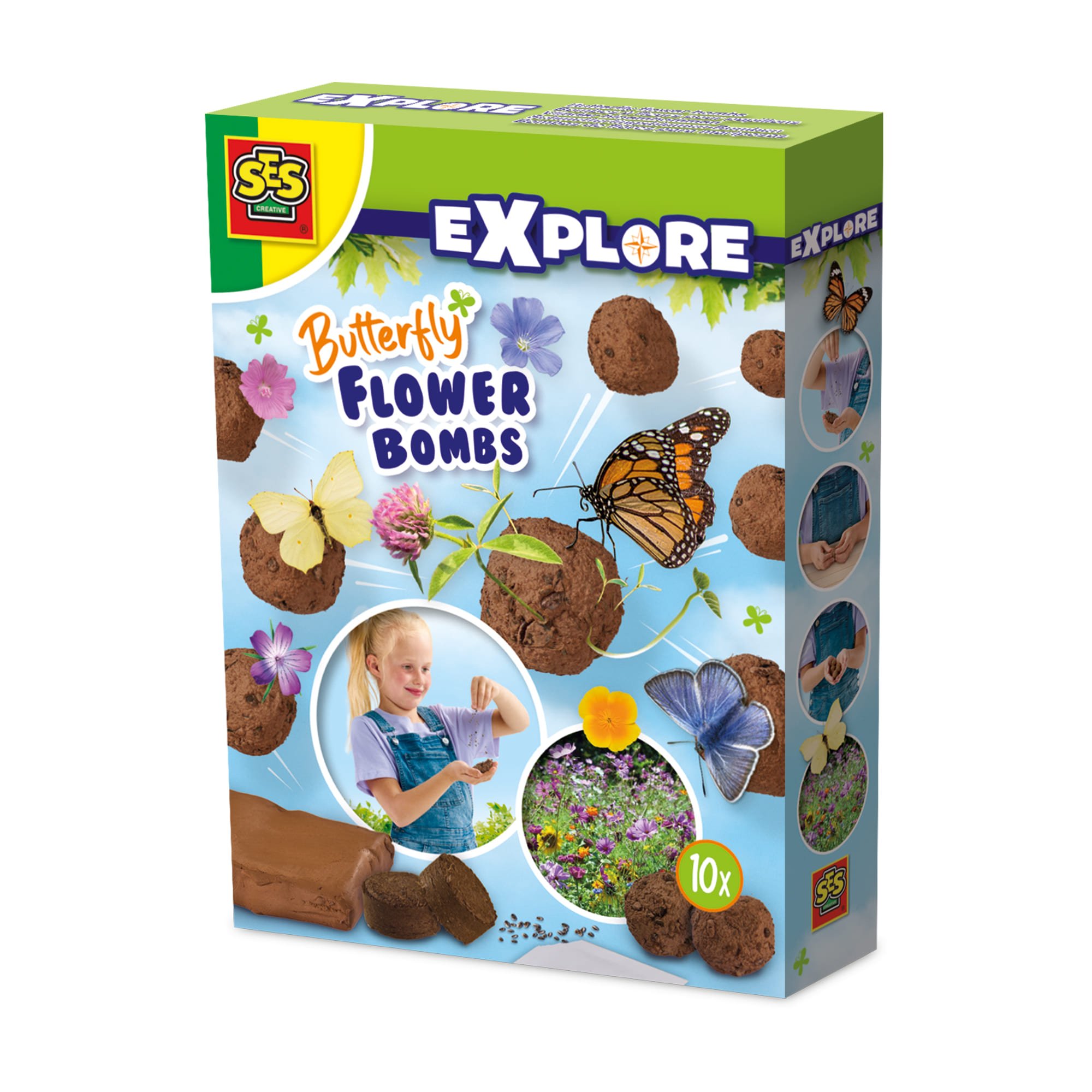 SES Creative Butterfly Flower Bombs Craft Set