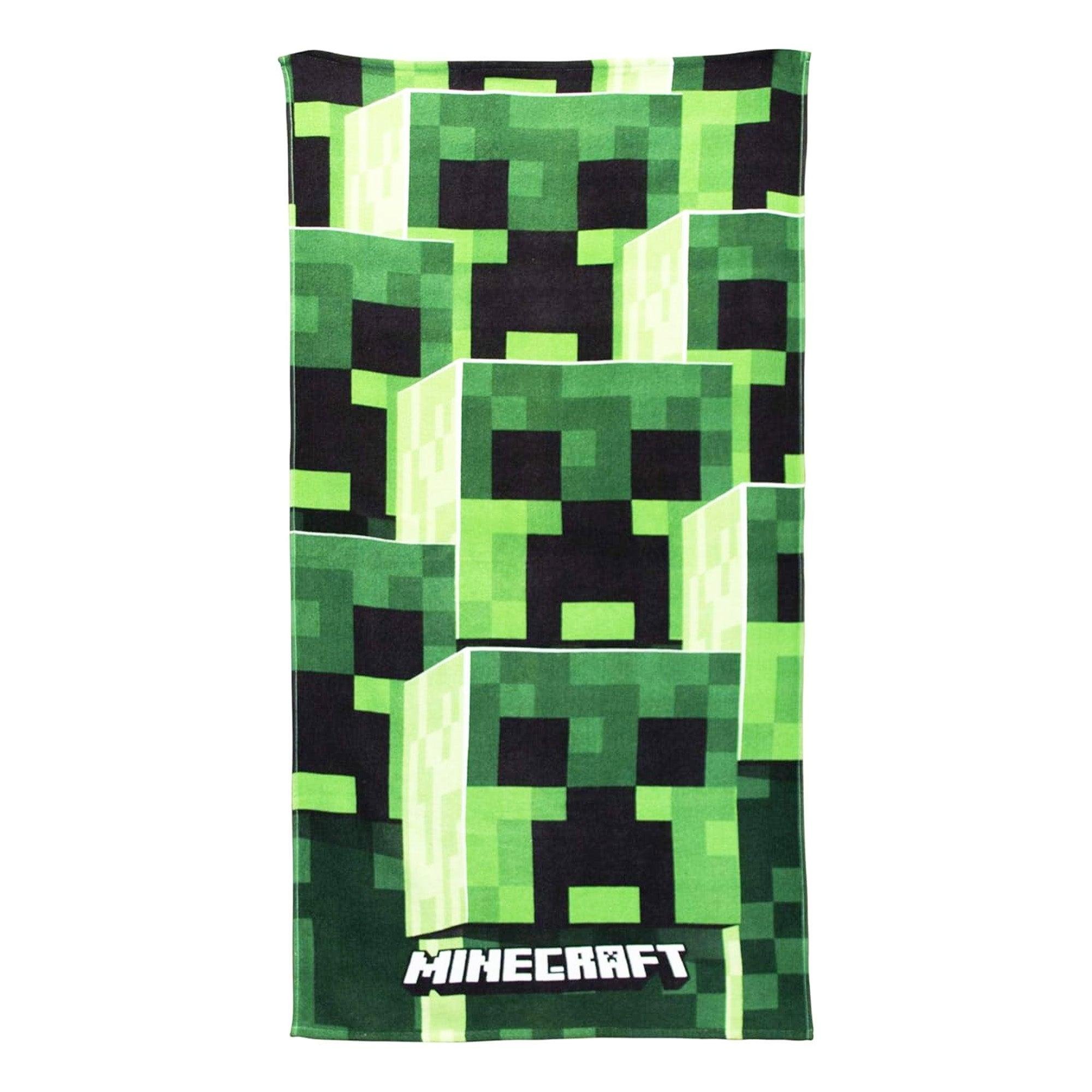 Minecraft Tower Towel - Green
