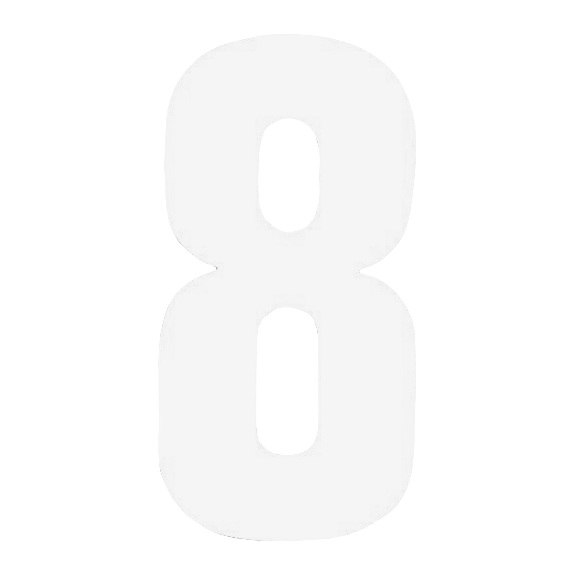 Securit 8 Bin Number Pack of 2 - White