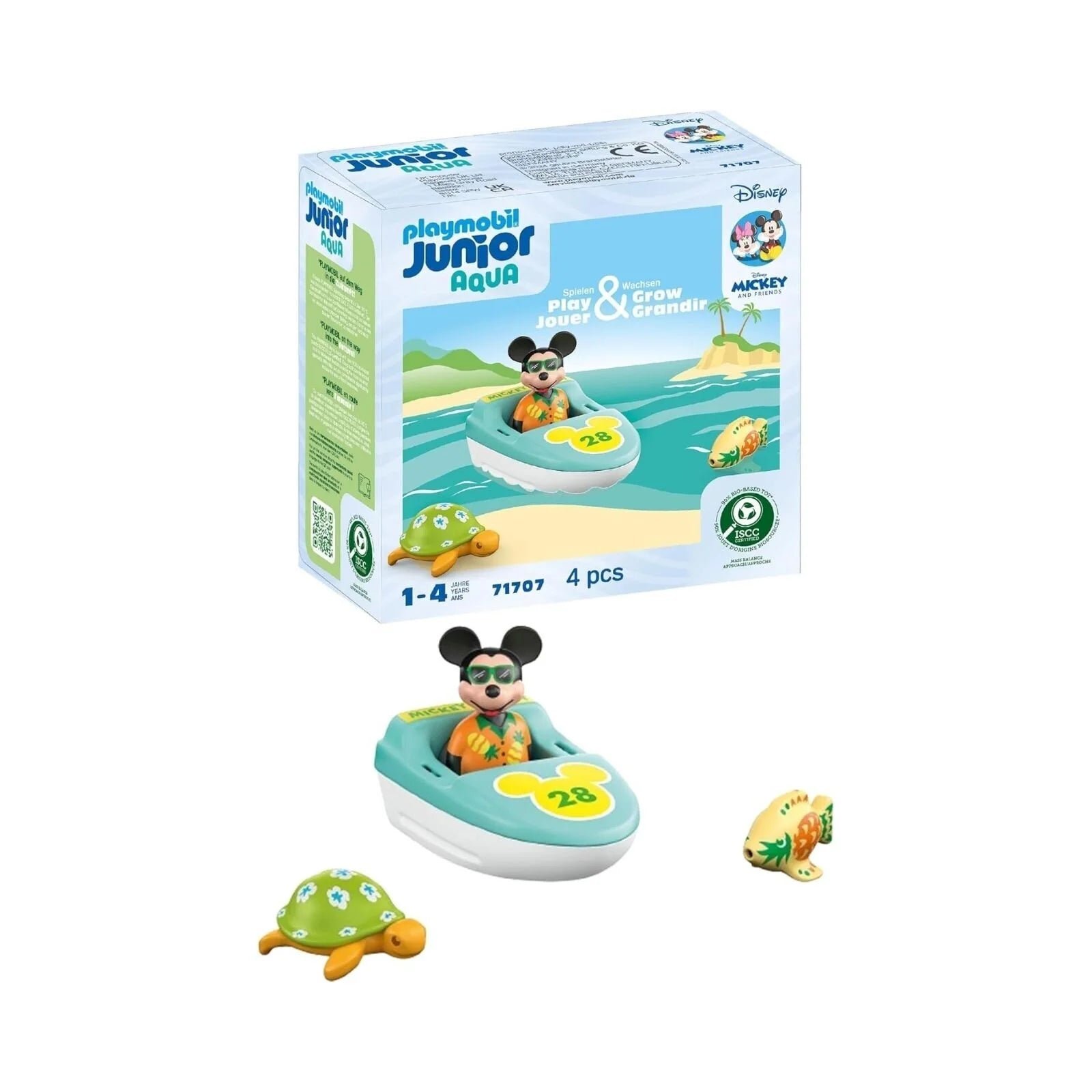 Playmobil Mickey Mouse Boat Tour Floating Toy Play Set