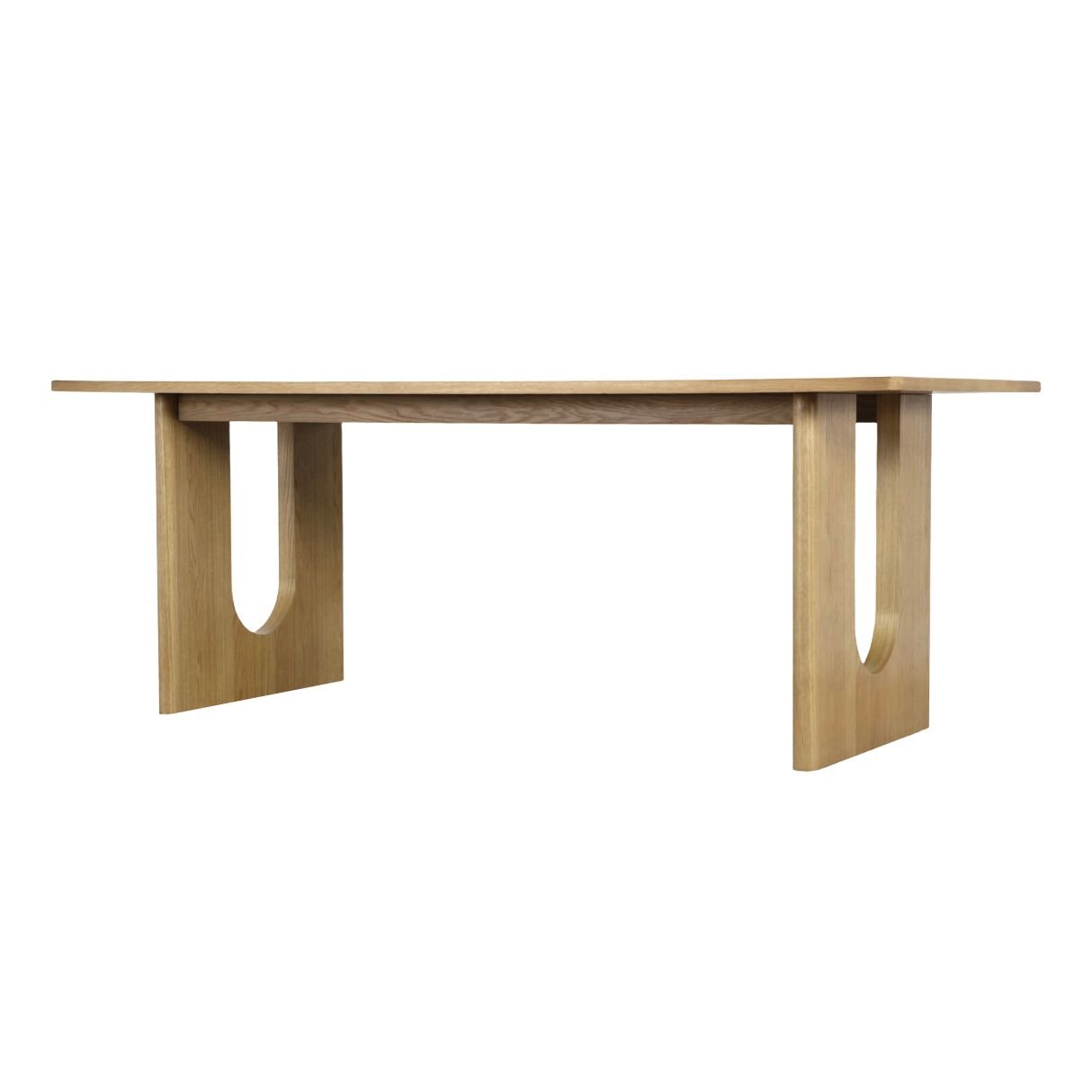 HomeGardenDirect Umberto 6 Seater Dining Table - Washed Oak