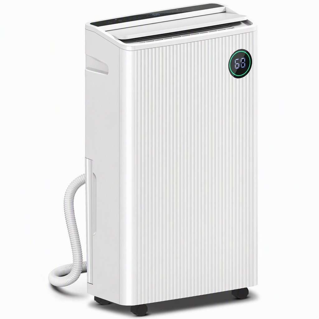 HOMCOM 16L Dehumidifier with Air Purifier and HEPA Filter - White
