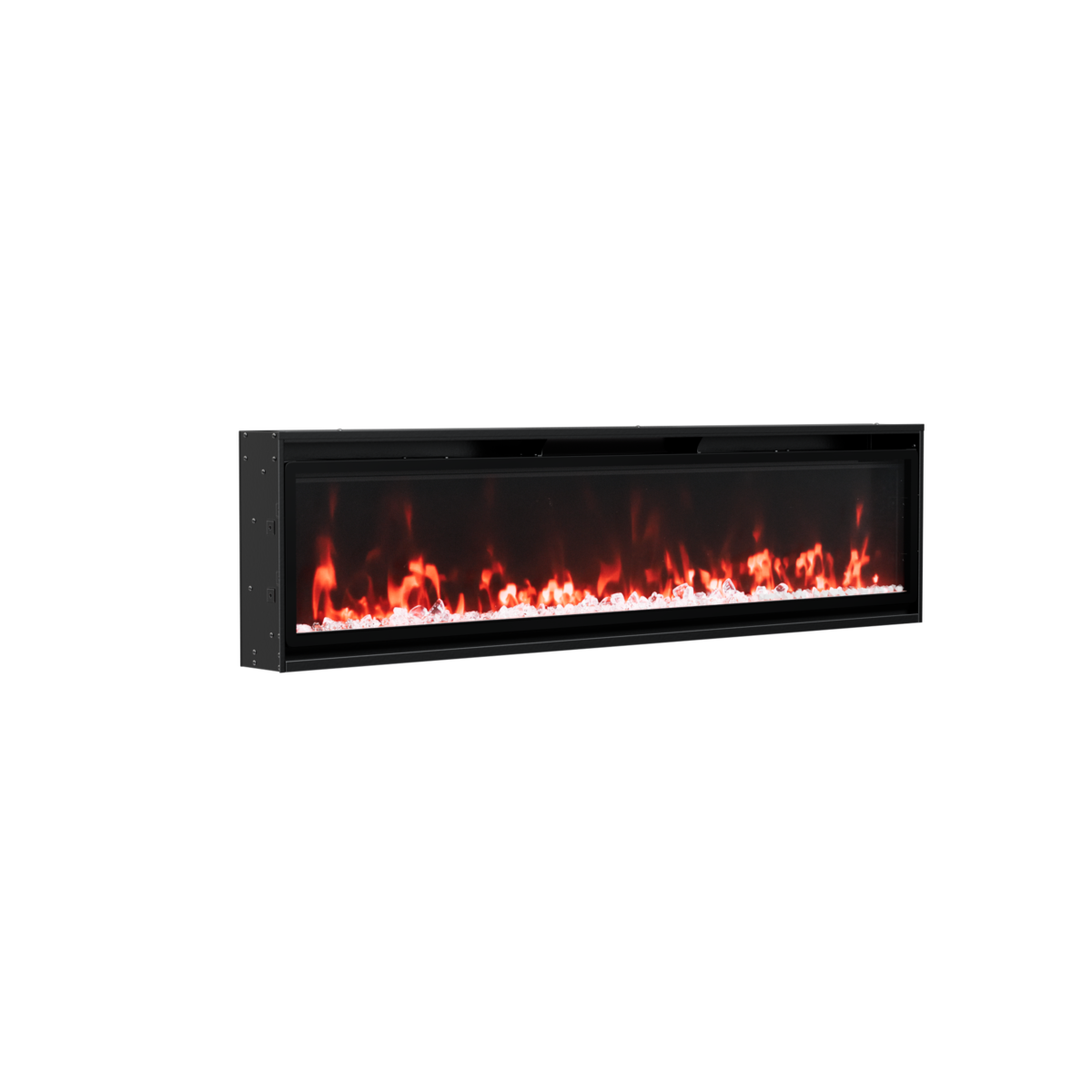 Living and Home 50 Inch Wall Mounted Electric Fireplace - Black