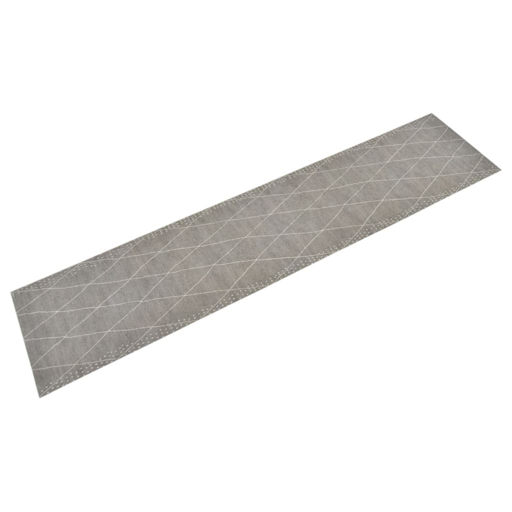 Walplus Rhombus Velvet Kitchen Rug - 300 x 60 cm