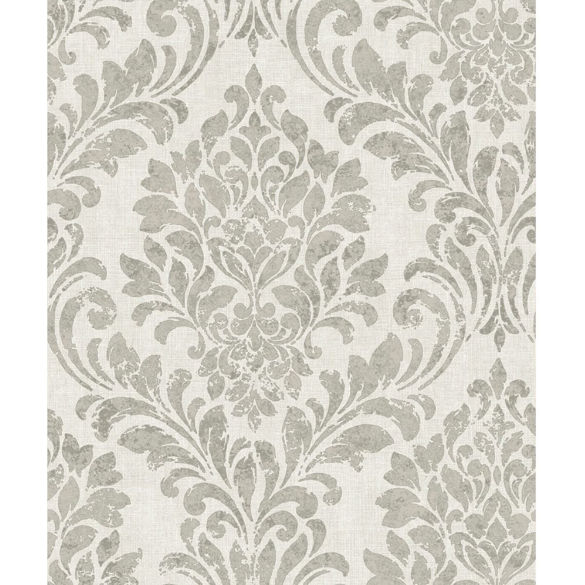 Muriva Darcy James Collection Eleanor Damask Wallpaper - Cream