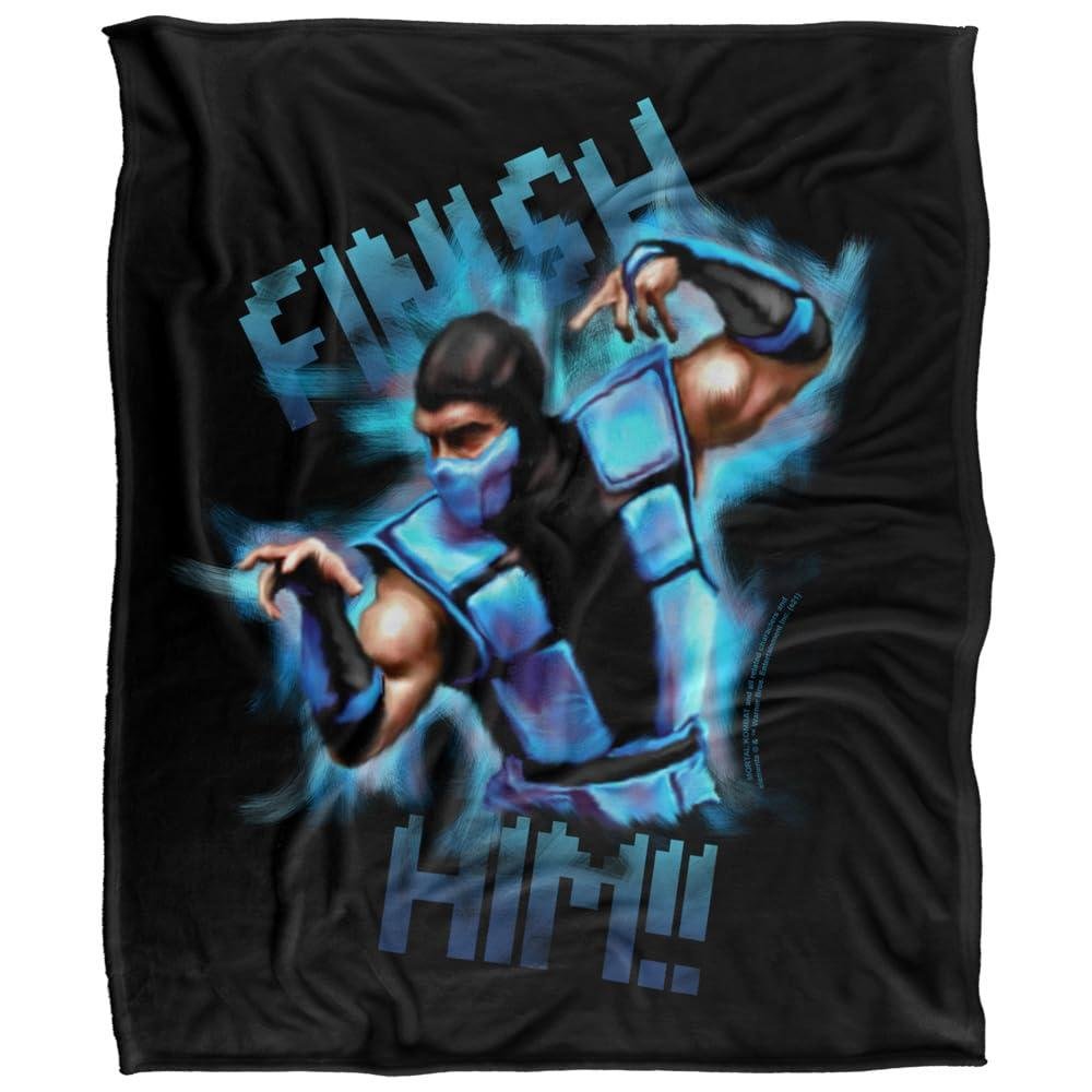 Mortal Kombat Klassic Finish Him! Blanket - 152cm x 127cm