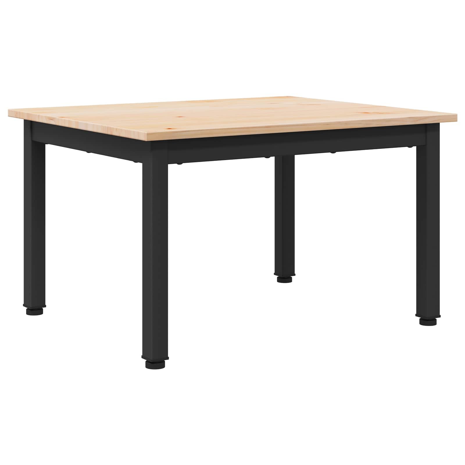 Walplus Solid Pine Wood Coffee Table - Natural - 60 x 50 x 36 cm