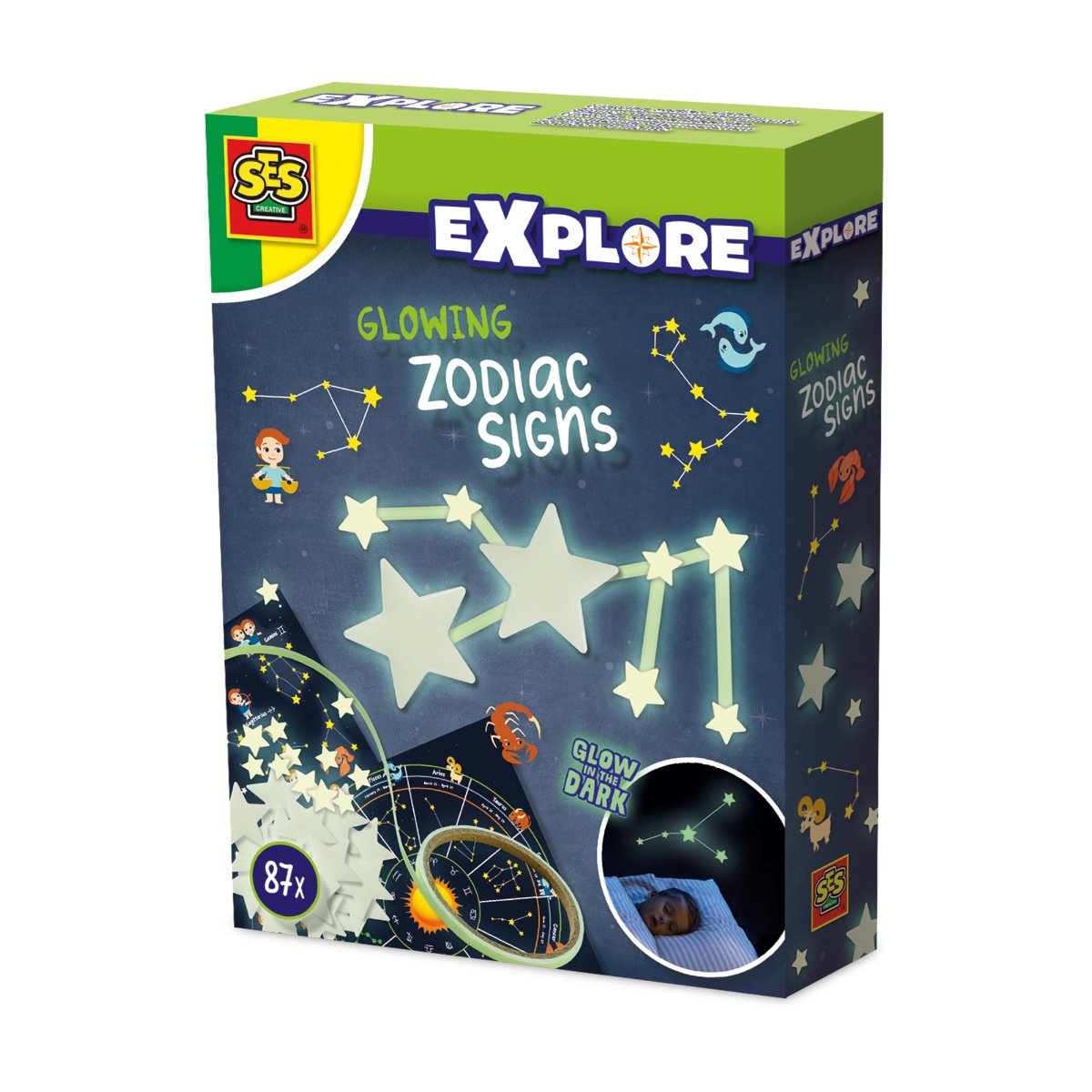 SES Creative Glowing Zodiac Constellations Stars Signs