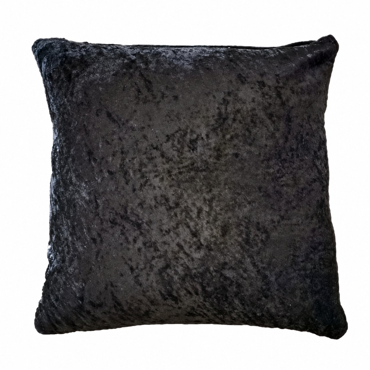 New Edge Blinds Crushed Velvet Black Cushion Cover - 43 x 43cm