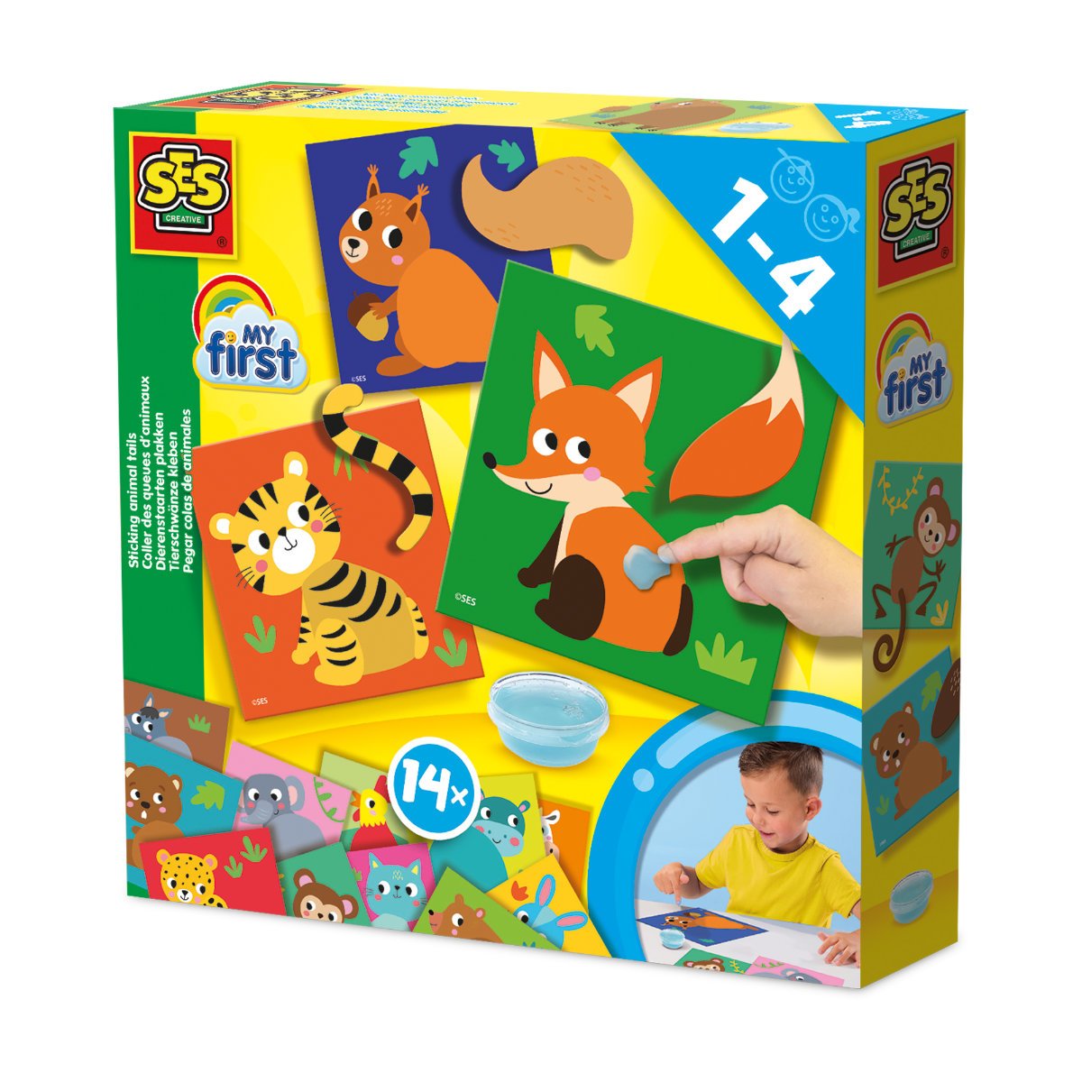 SES Creative My First Sticking Animal Tails Activity Set