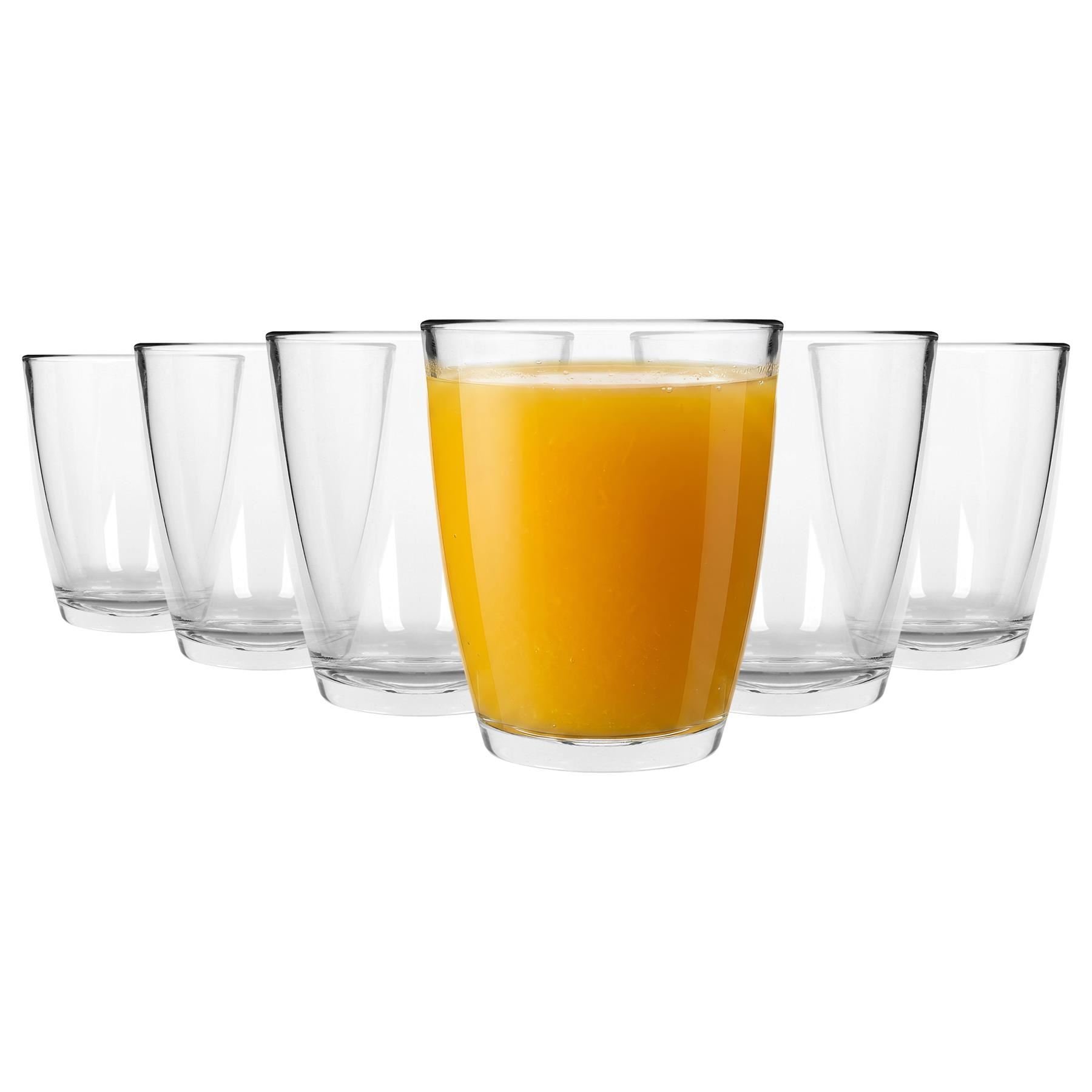 Argon Tableware Conical Glass Tumblers - 250ml - Pack of 6
