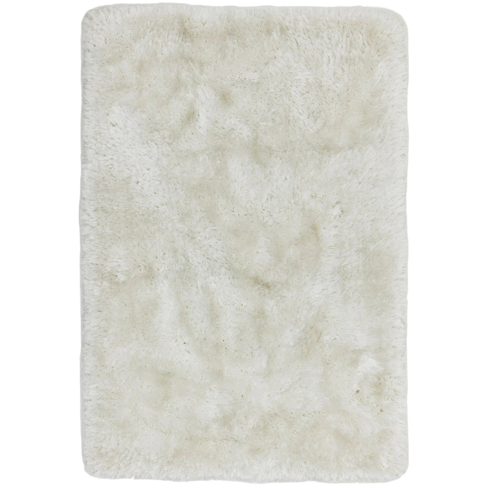 Mega Flooring Beige Shaggy Plain Rug - 120 x 170cm