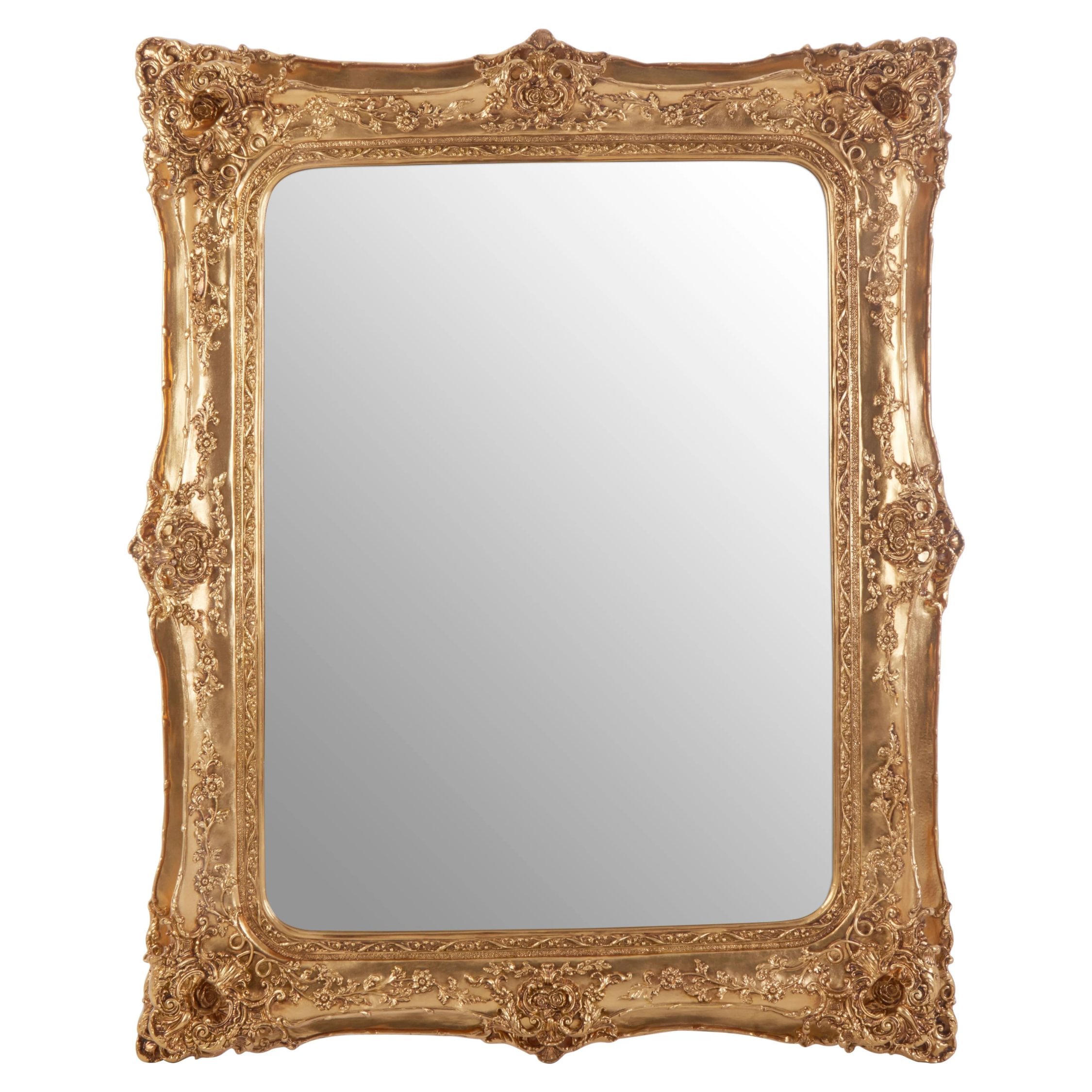 Orsina Marseille Baroque Style Wall Mirror – Gold