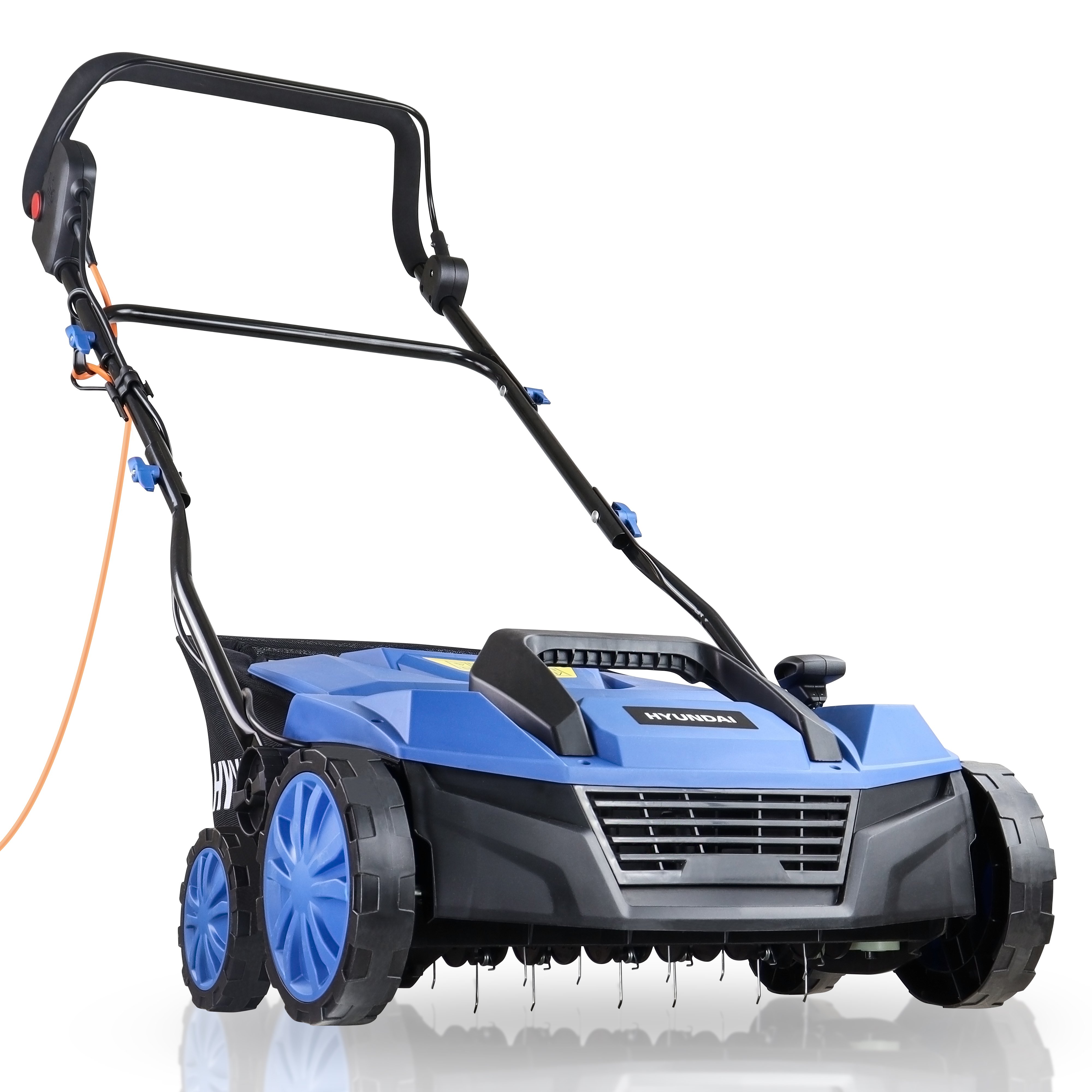 Hyundai 1800W Electric Lawn Scarifier & Aerator - 38cm