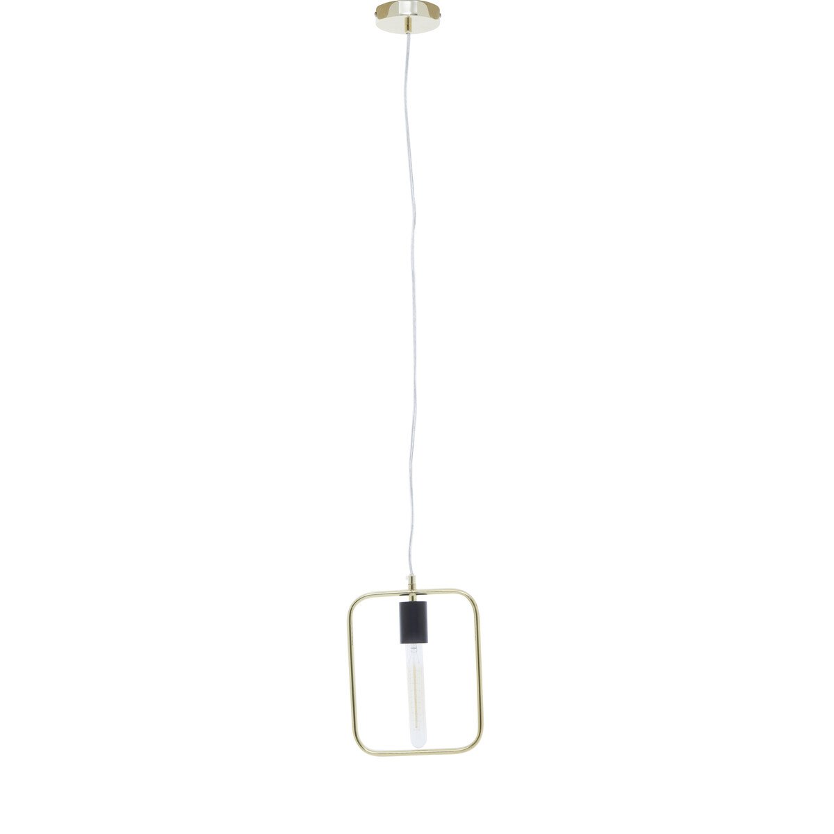Orsina Lavis Finish Pendant Light - Black and Gold