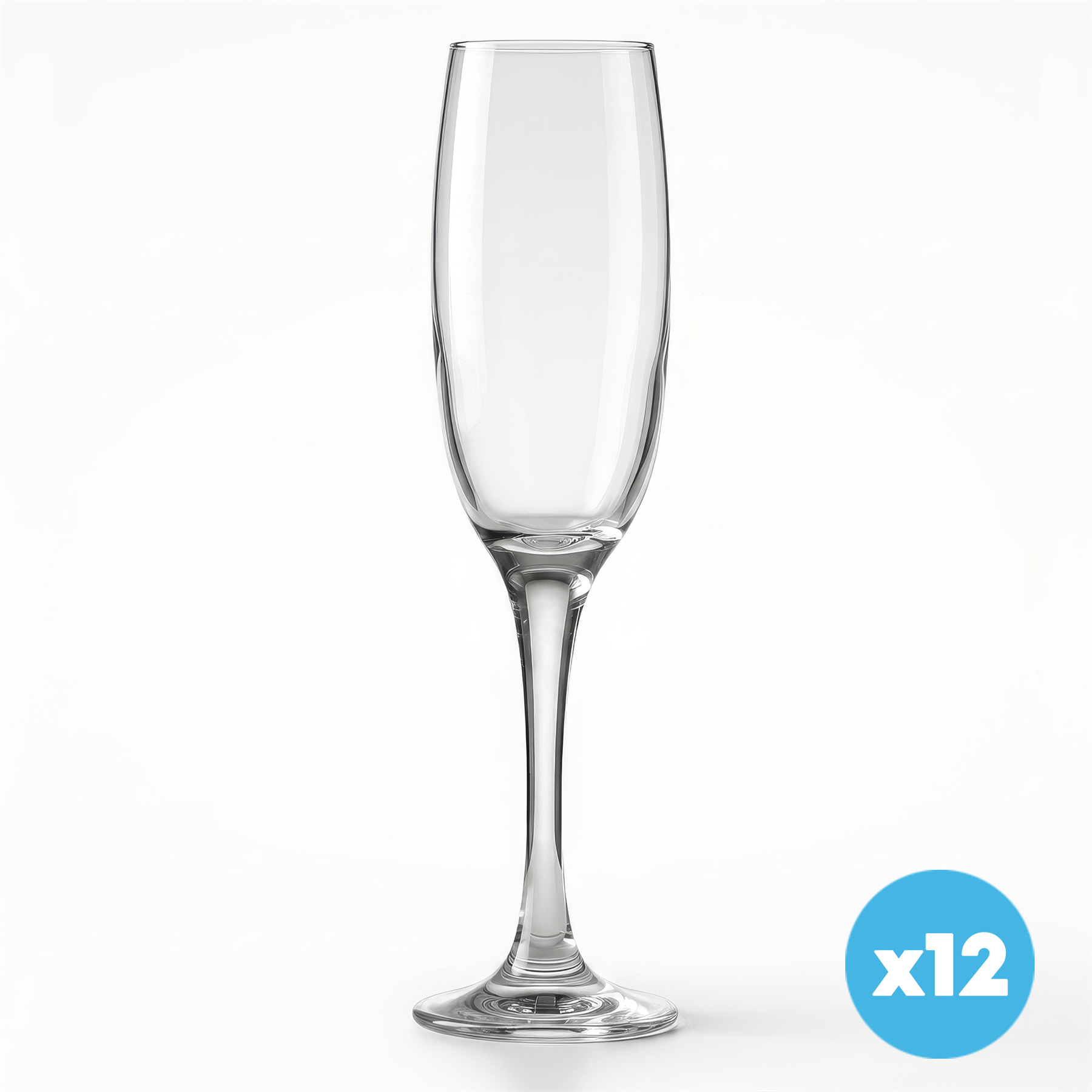 Argon Tableware Classic Champagne Flutes - 220ml - Pack of 12