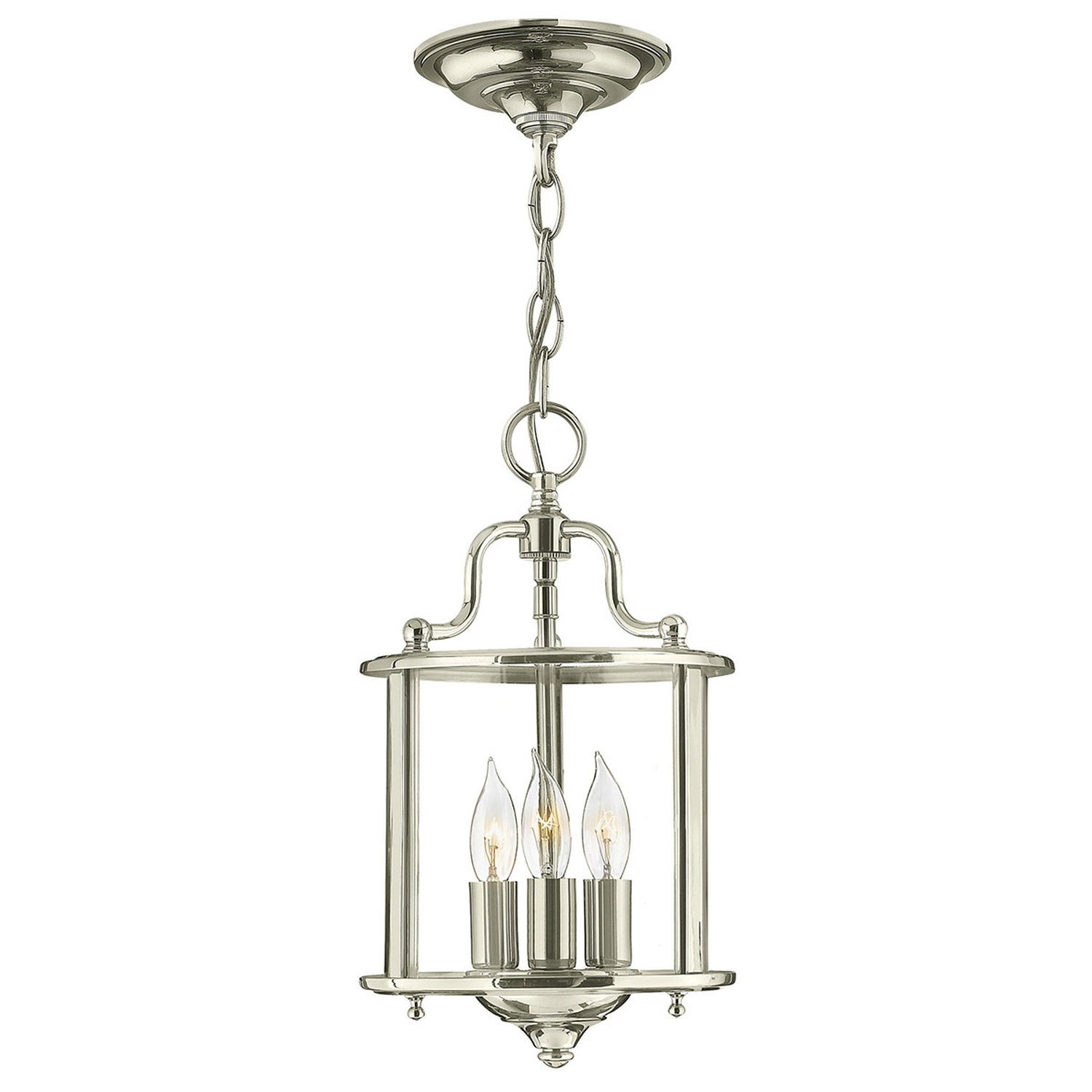 Elstead Gentry 3 Arm Pendant Light - Polished Nickel