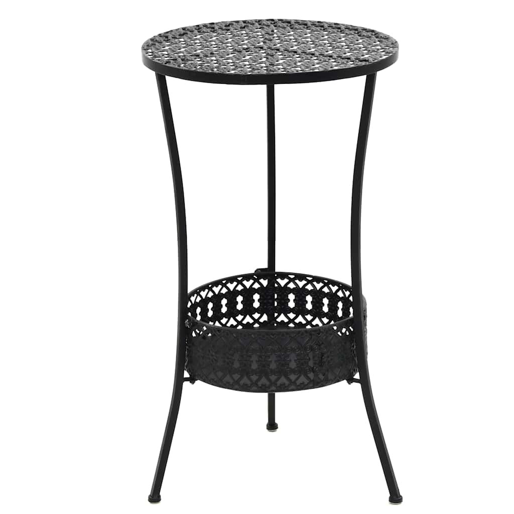 Walplus Metal Table - Black - 40 x 70 cm