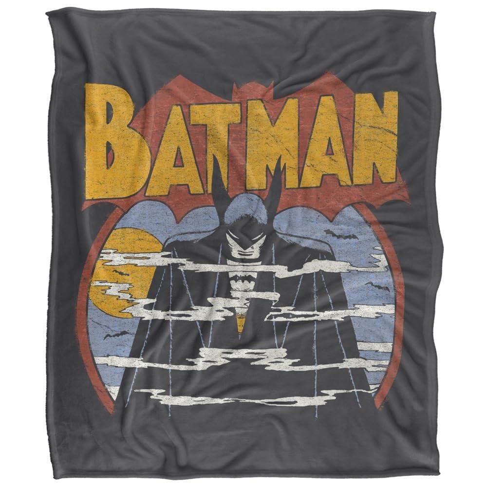 Batman Foggy Soft Touch Blanket - 147cm x 91cm