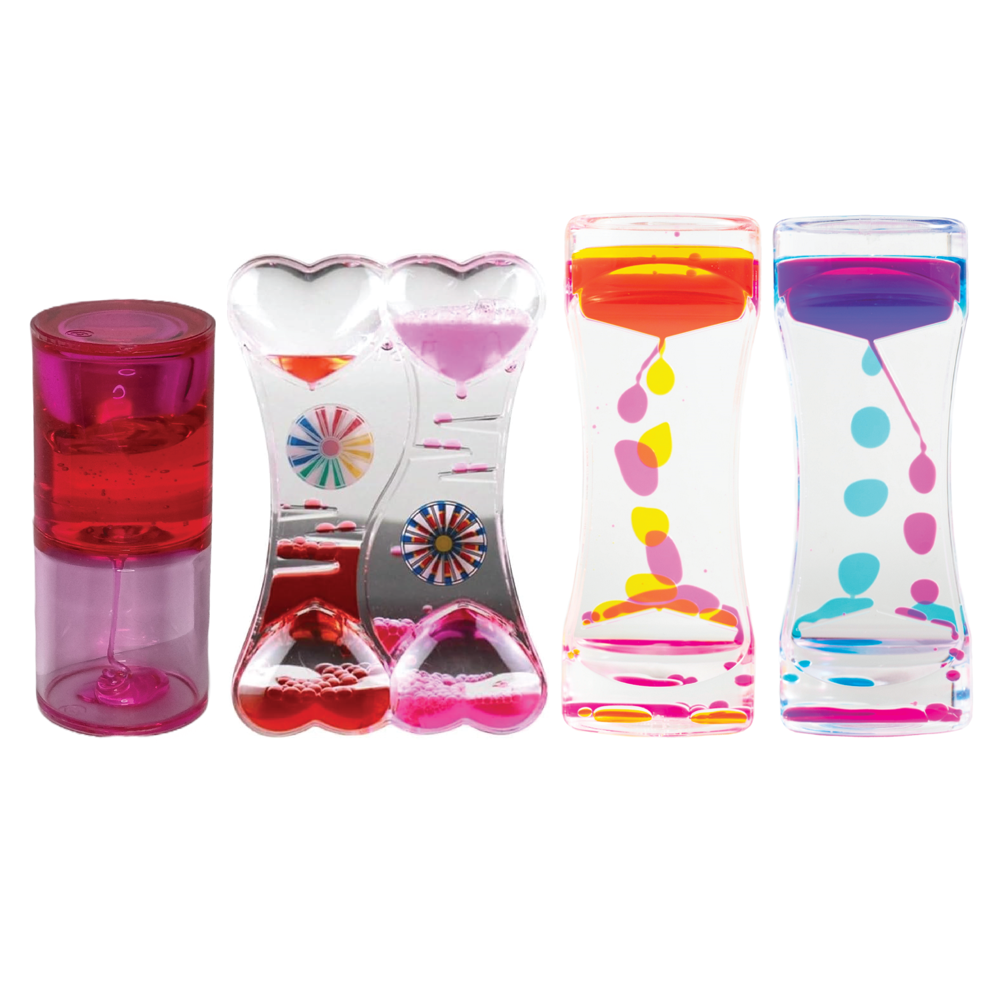 VIRTUENITY Pink Sensory Timer Bundle - 4 Pack