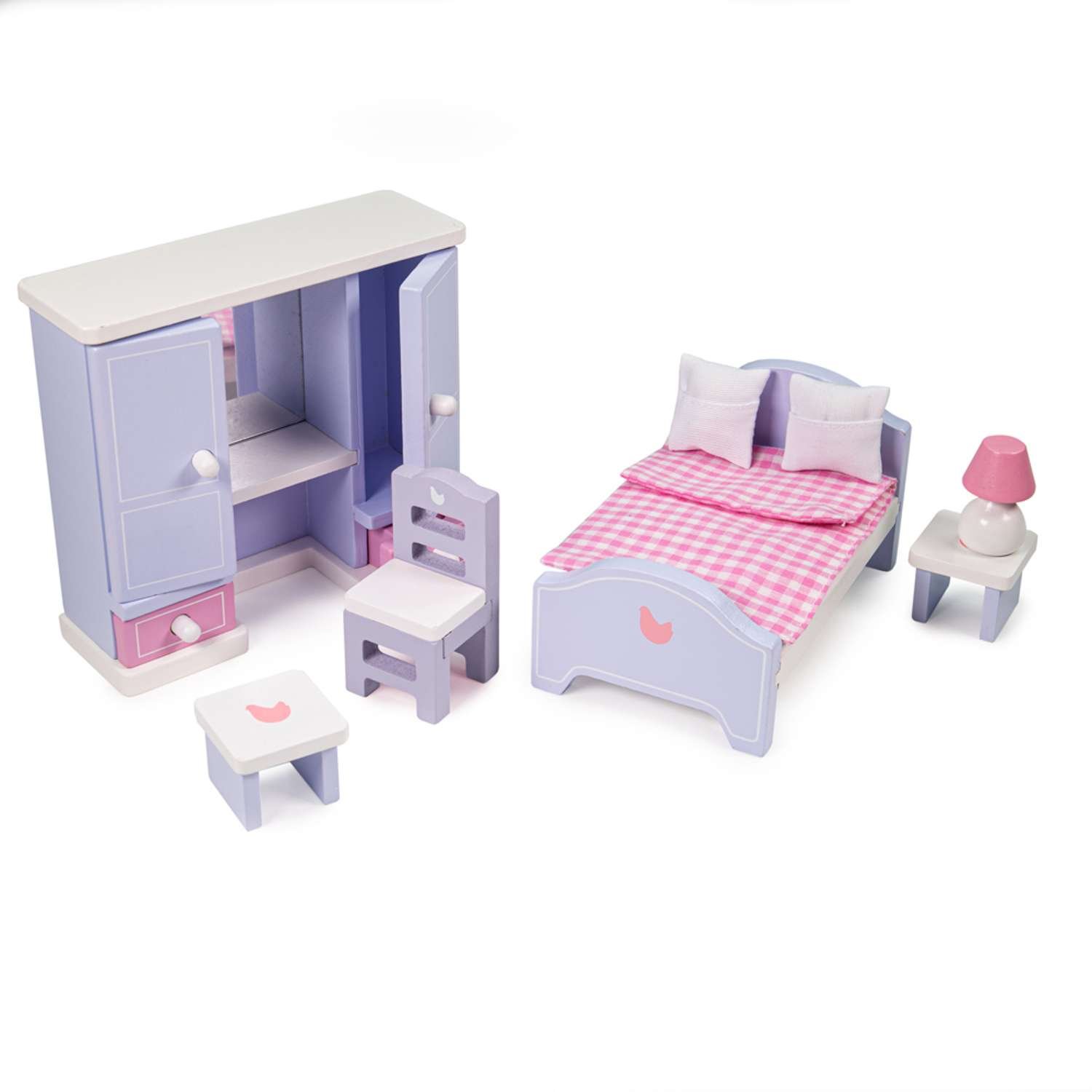 Tidlo Bedroom for Dollshouse 3 Years +