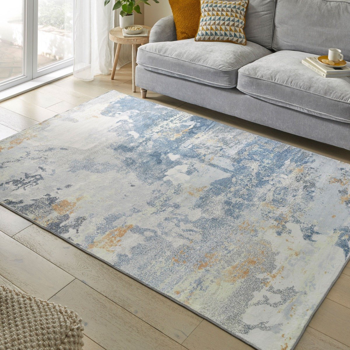 Mega Flooring Grey Modern Abstract Rug - 160 x 230cm